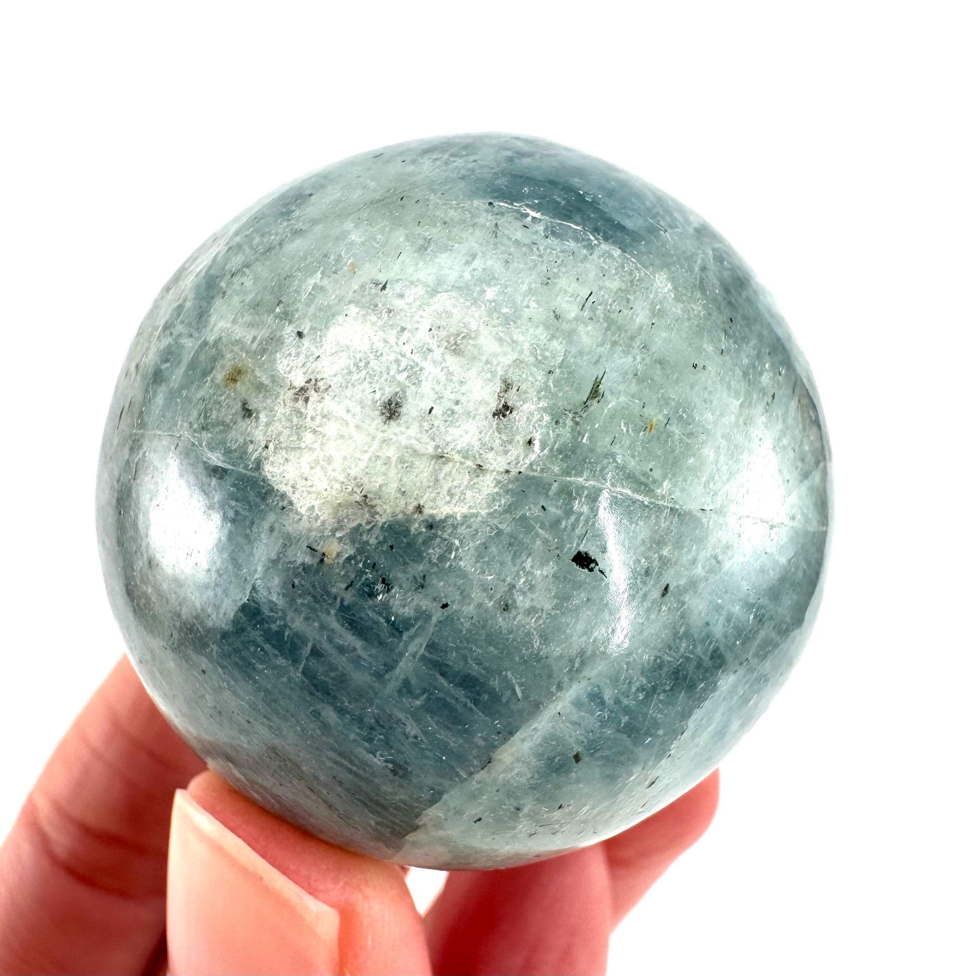 Aquamarine Sphere | Polished Crystal Ball