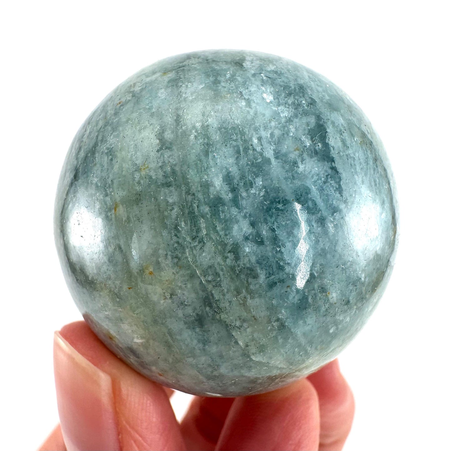 Aquamarine Sphere | Polished Crystal Ball