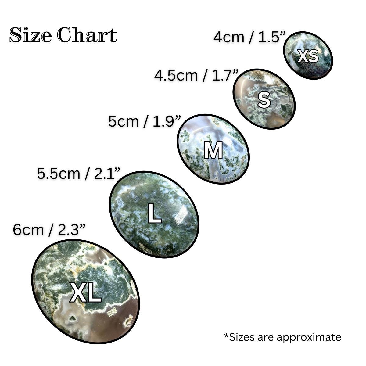 Moss Agate Palm Stone, green moss agate, crystal palm stone, worry stone, polished moss agate