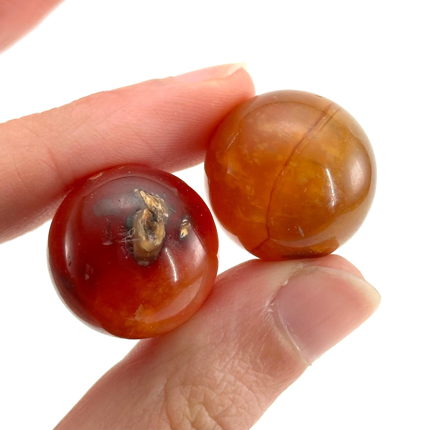 Carnelian Sphere | Red-Orange Polished Crystal Ball (Sacral Chakra)