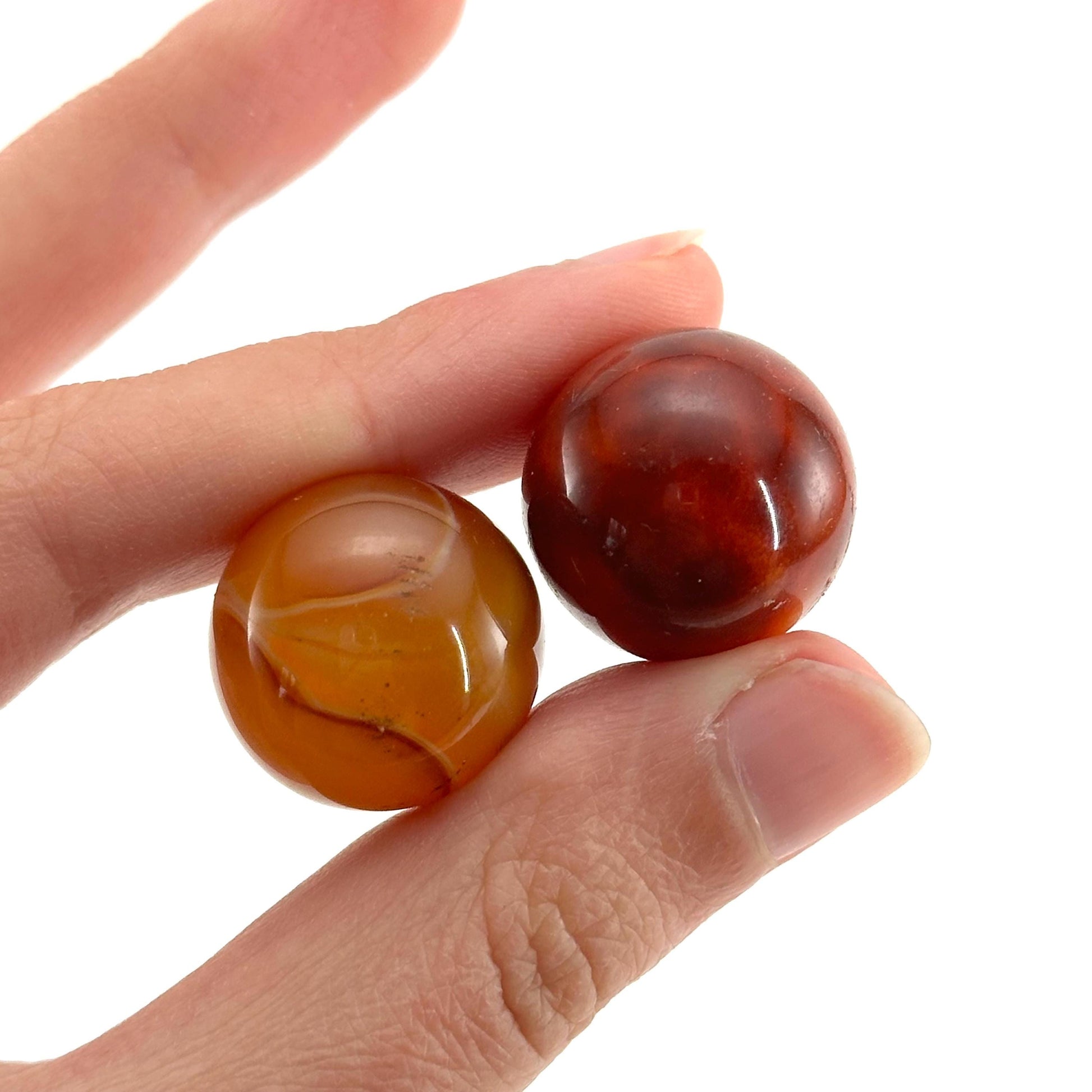 Carnelian Sphere | Red-Orange Polished Crystal Ball (Sacral Chakra)