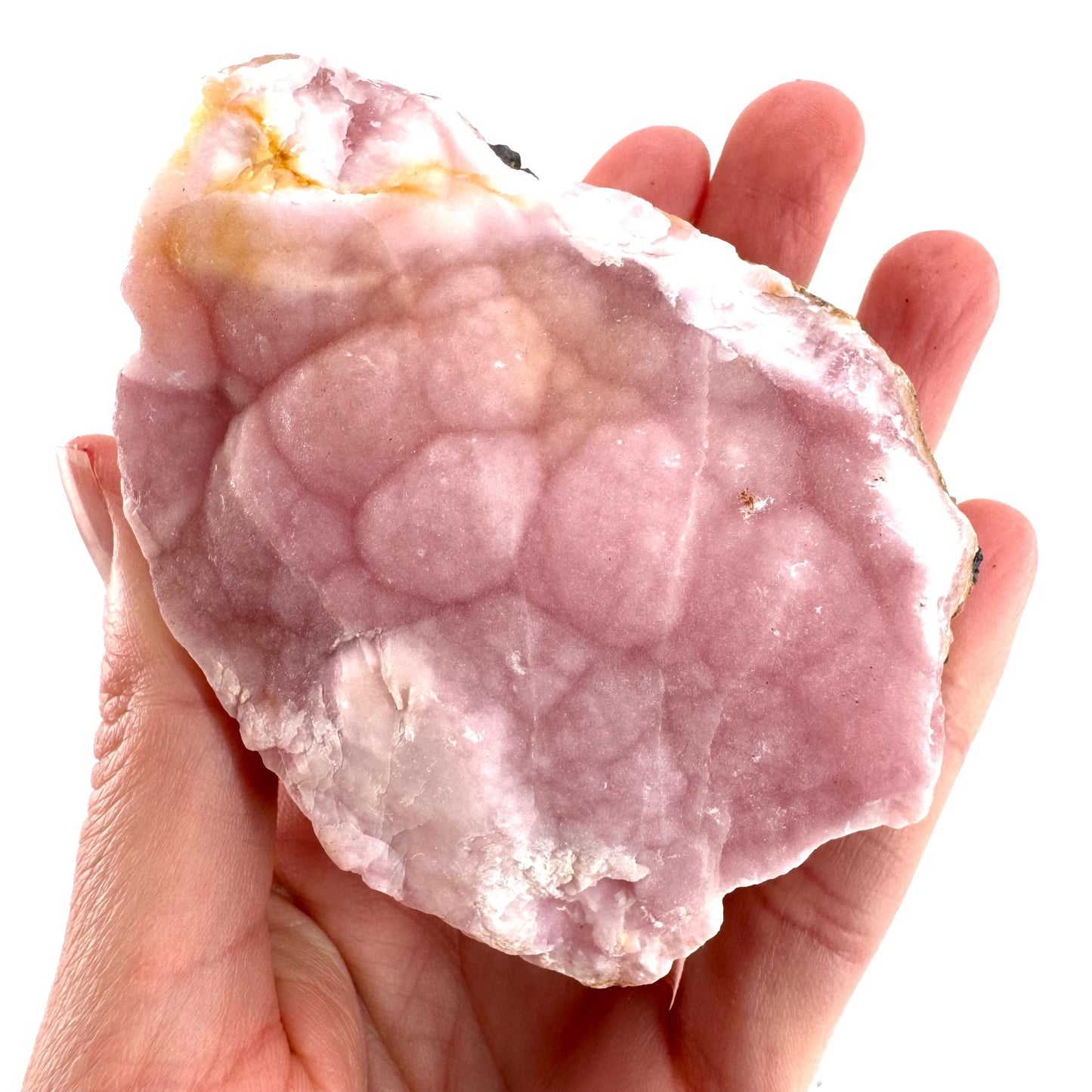 Pink Aragonite | natural crystal cluster, mineral specimen