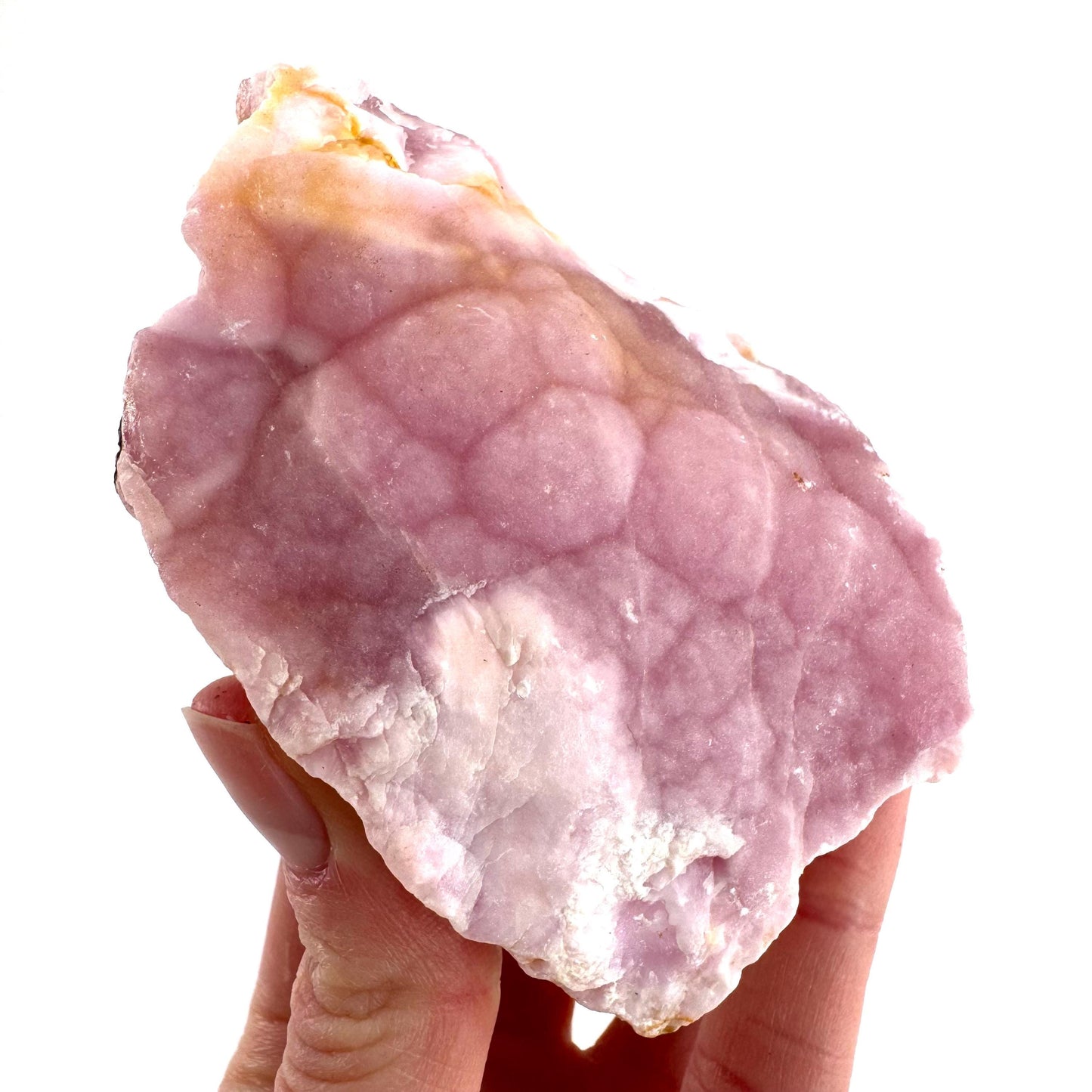 Pink Aragonite | natural crystal cluster, mineral specimen