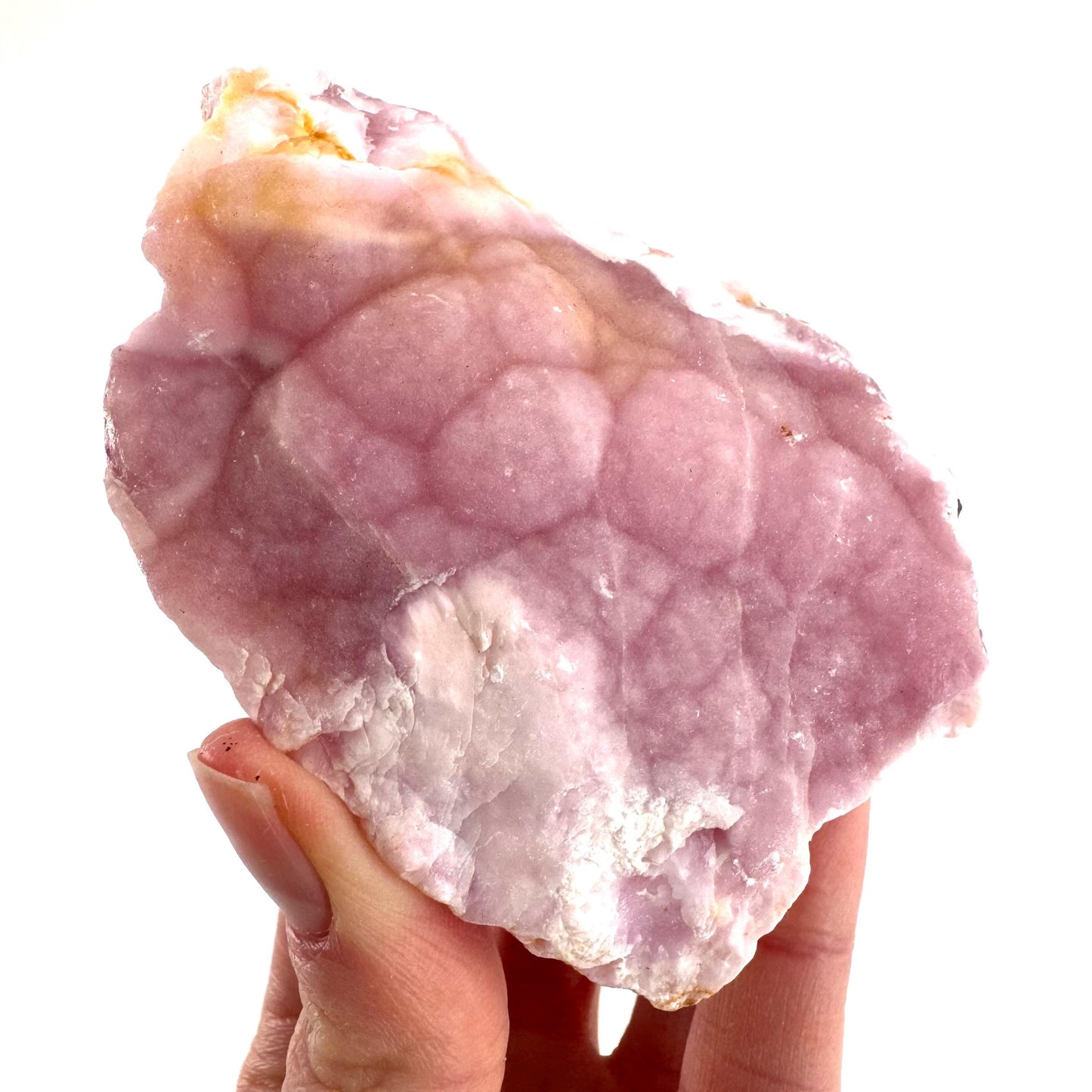 Pink Aragonite | natural crystal cluster, mineral specimen