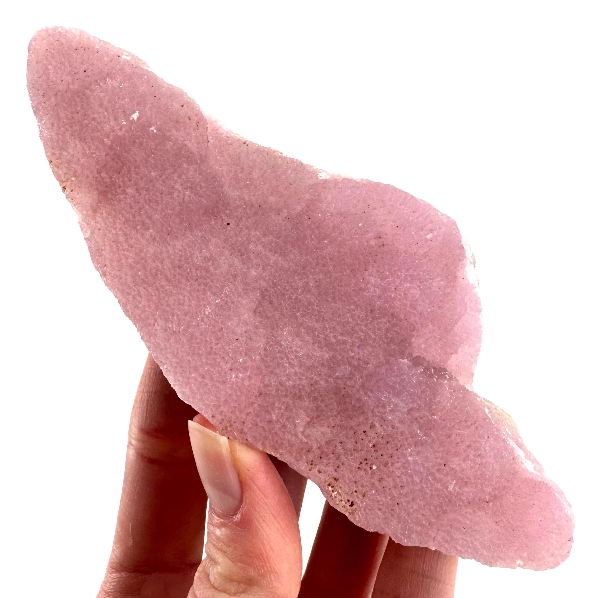 Pink Aragonite | natural crystal cluster, mineral specimen