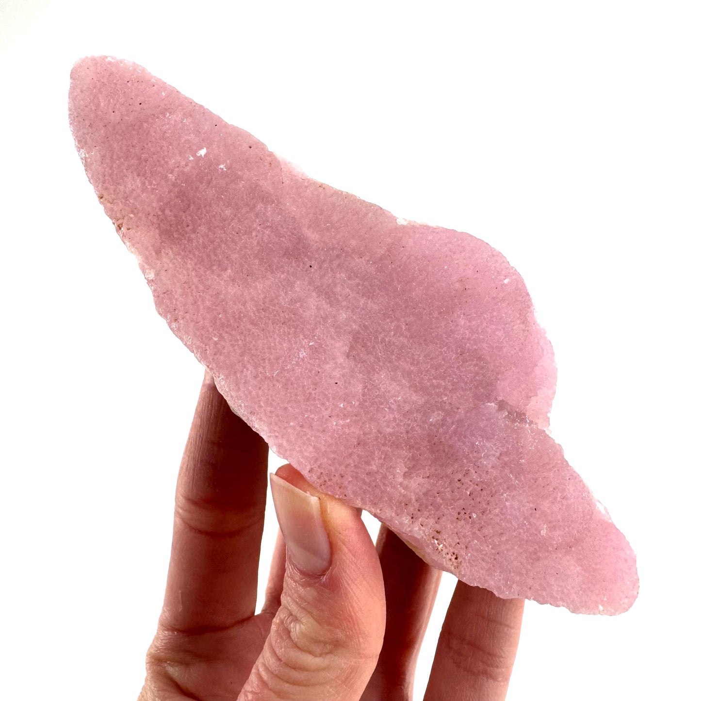 Pink Aragonite | natural crystal cluster, mineral specimen