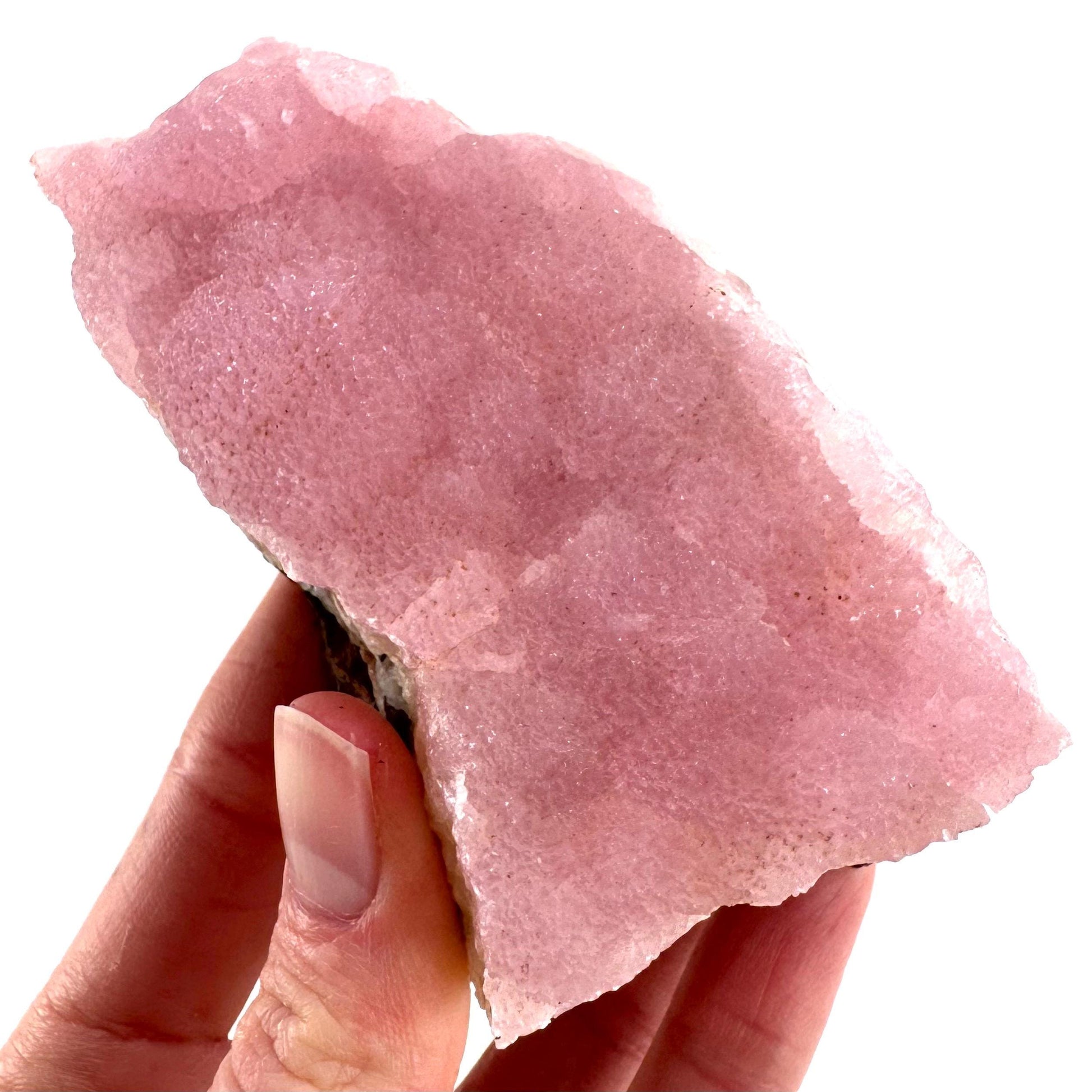 Pink Aragonite | natural crystal cluster, mineral specimen