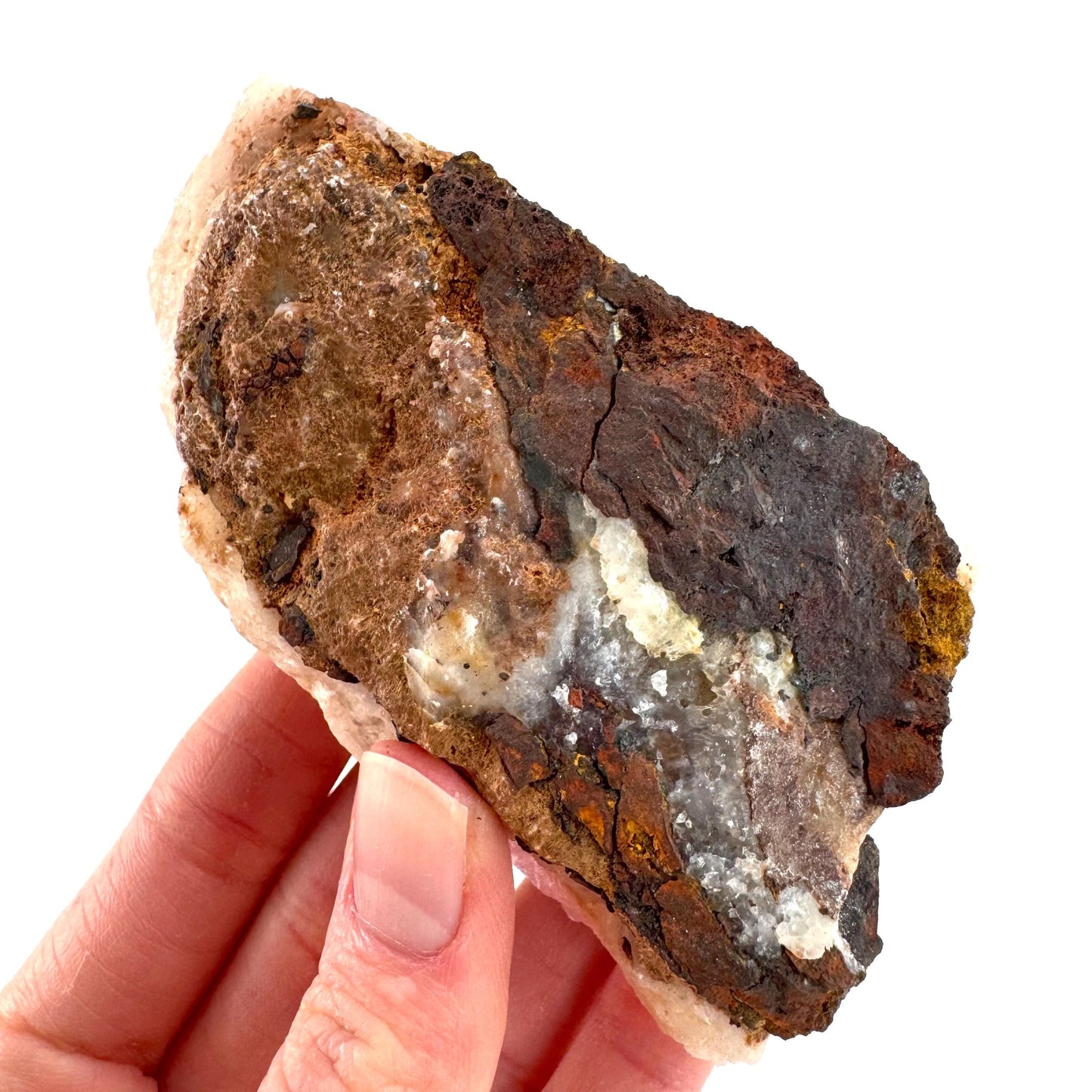 Pink Aragonite | natural crystal cluster, mineral specimen