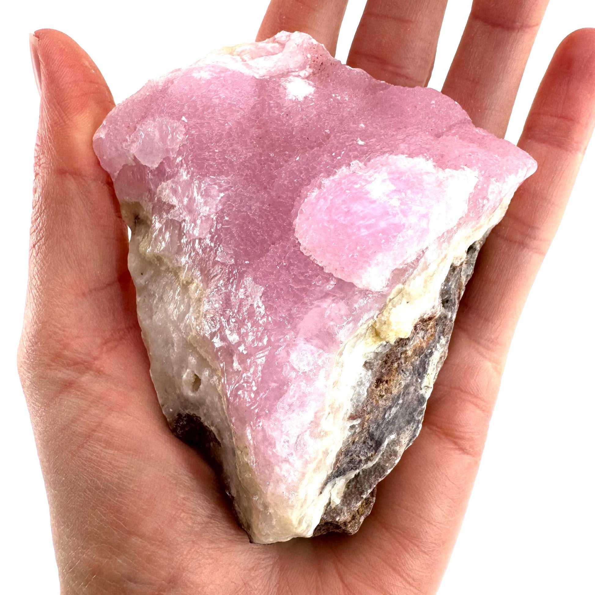 Pink Aragonite | natural crystal cluster, mineral specimen