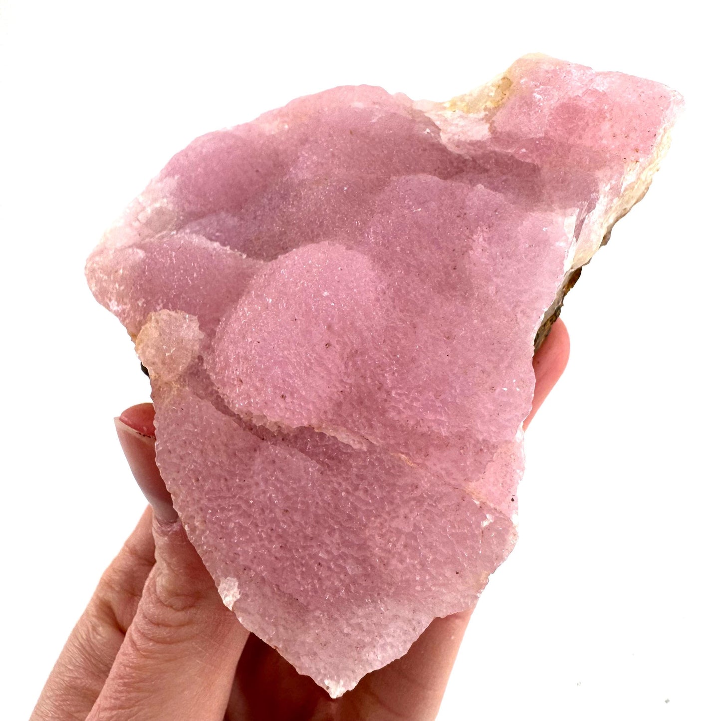 Pink Aragonite | natural crystal cluster, mineral specimen