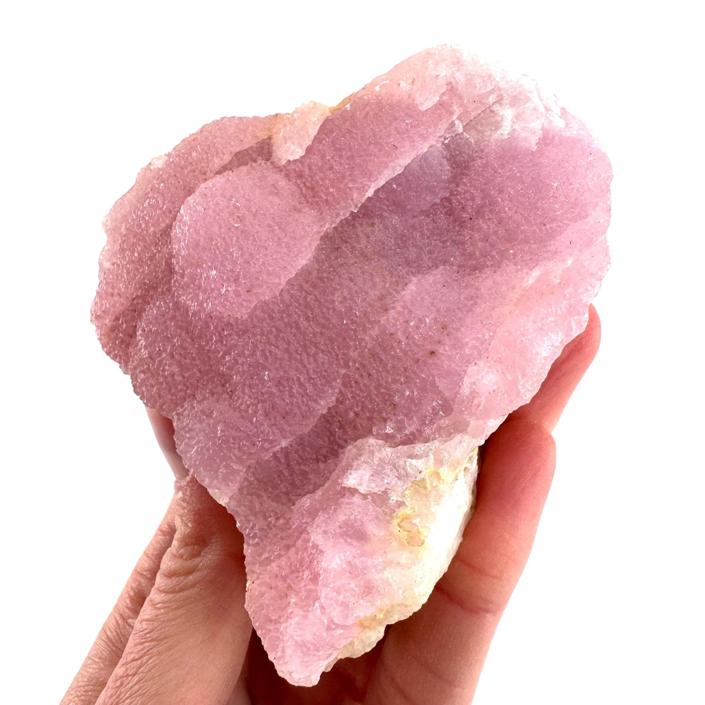 Pink Aragonite | natural crystal cluster, mineral specimen