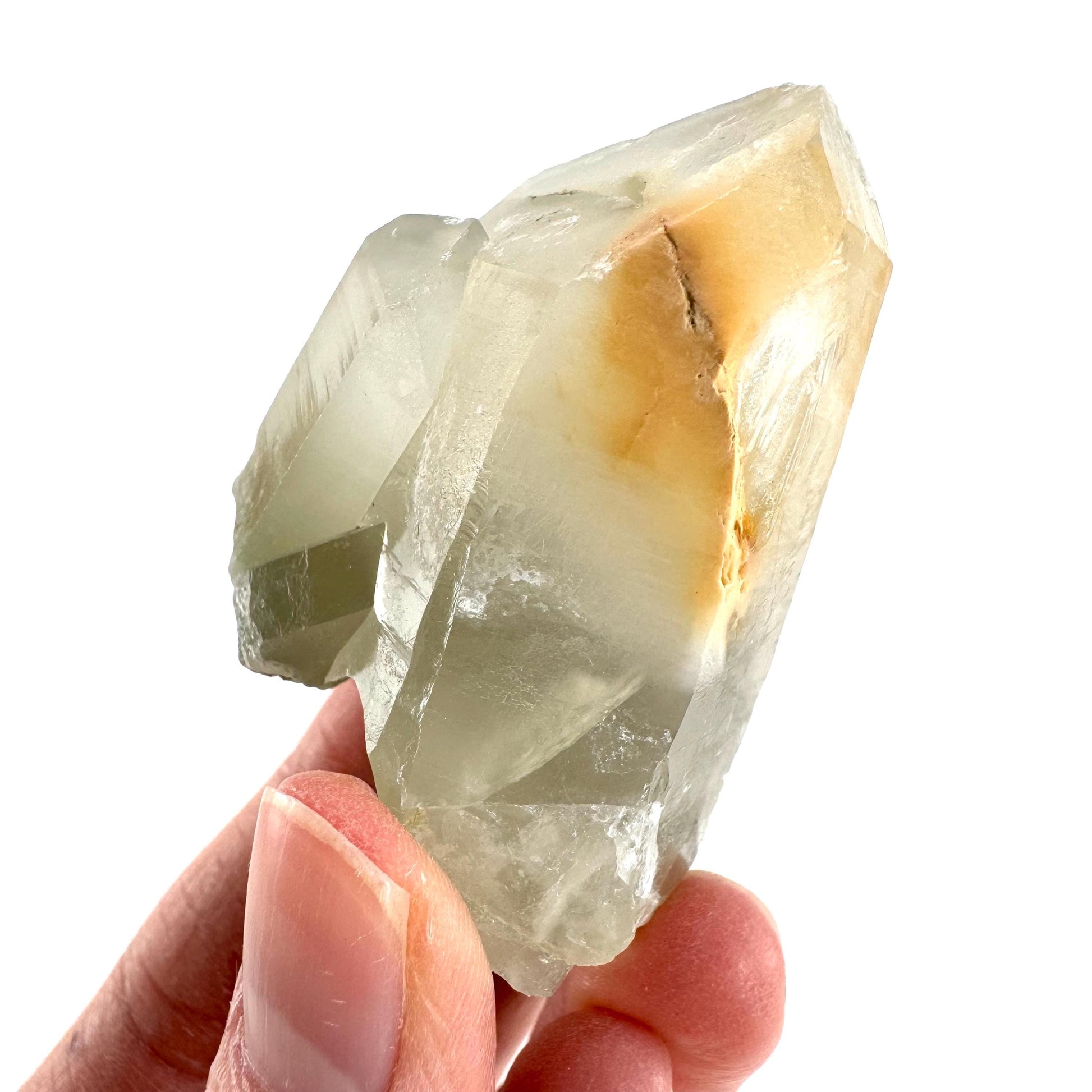 Yellow Bone Quartz | mango quartz crystal, mineral specimen from Pakistan