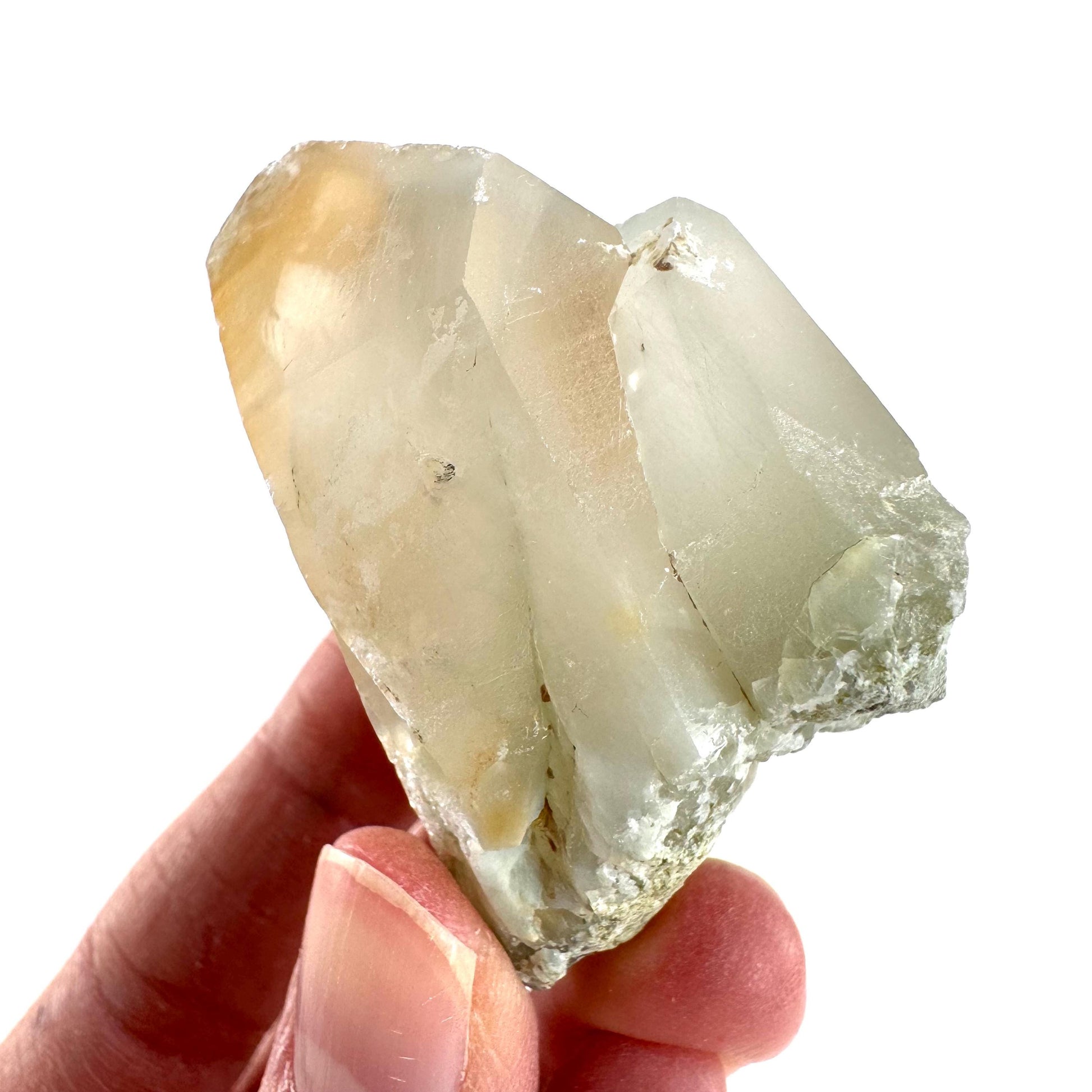 Yellow Bone Quartz | mango quartz crystal, mineral specimen from Pakistan