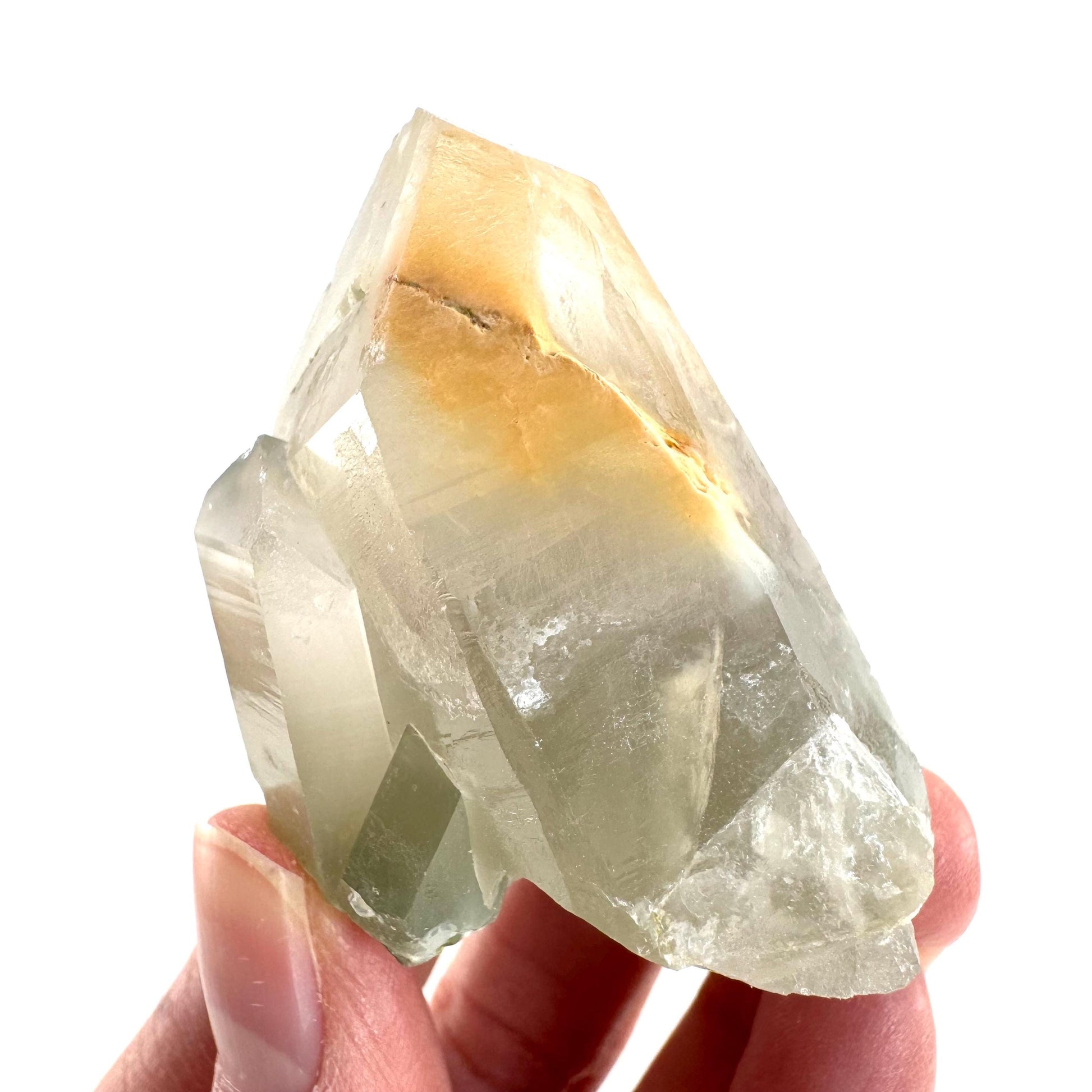 Yellow Bone Quartz | mango quartz crystal, mineral specimen from Pakistan