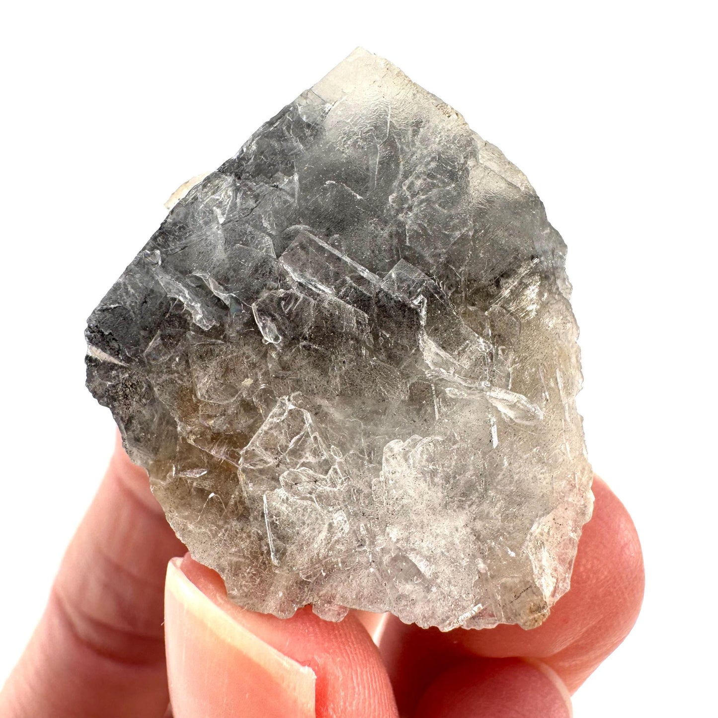 Barite with Stibnite | Crystal cluster, baryte mineral specimen from DR Congo