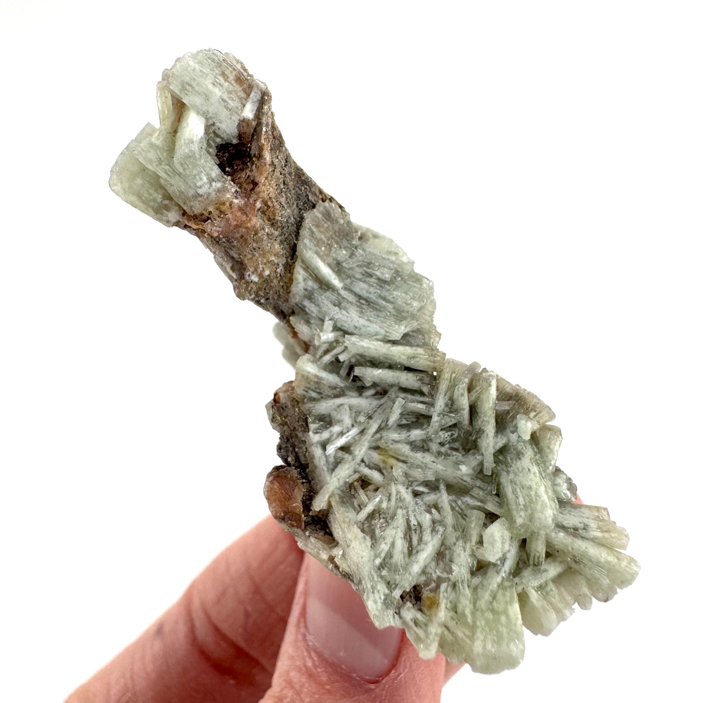 Cuprian Barite | Crystal cluster, baryte mineral specimen from DR Congo