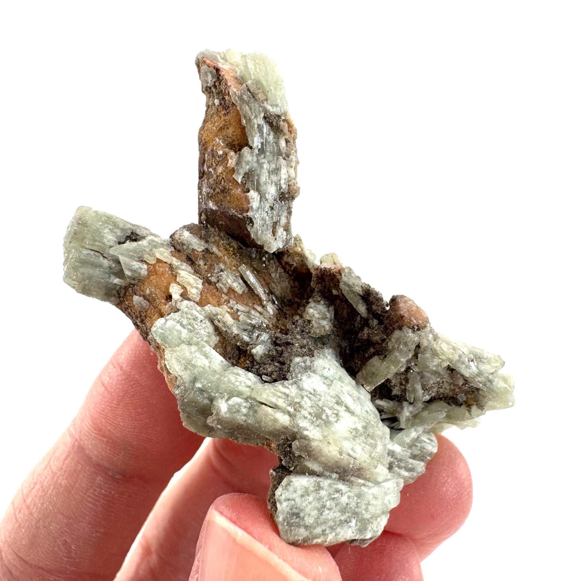 Cuprian Barite | Crystal cluster, baryte mineral specimen from DR Congo
