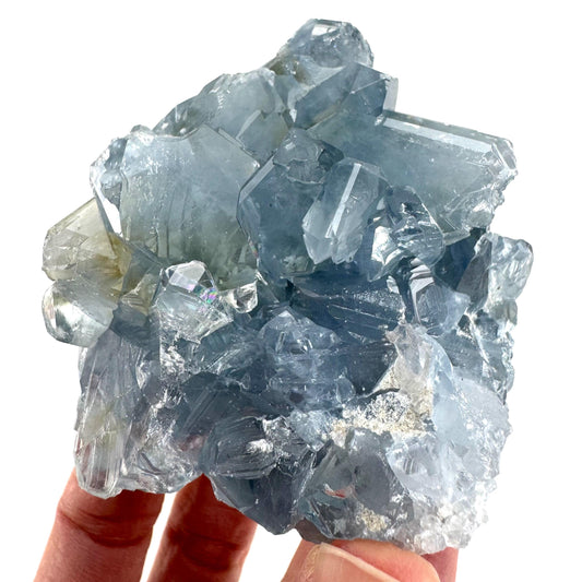 Celestite | natural blue crystal, mineral specimen from Madagascar