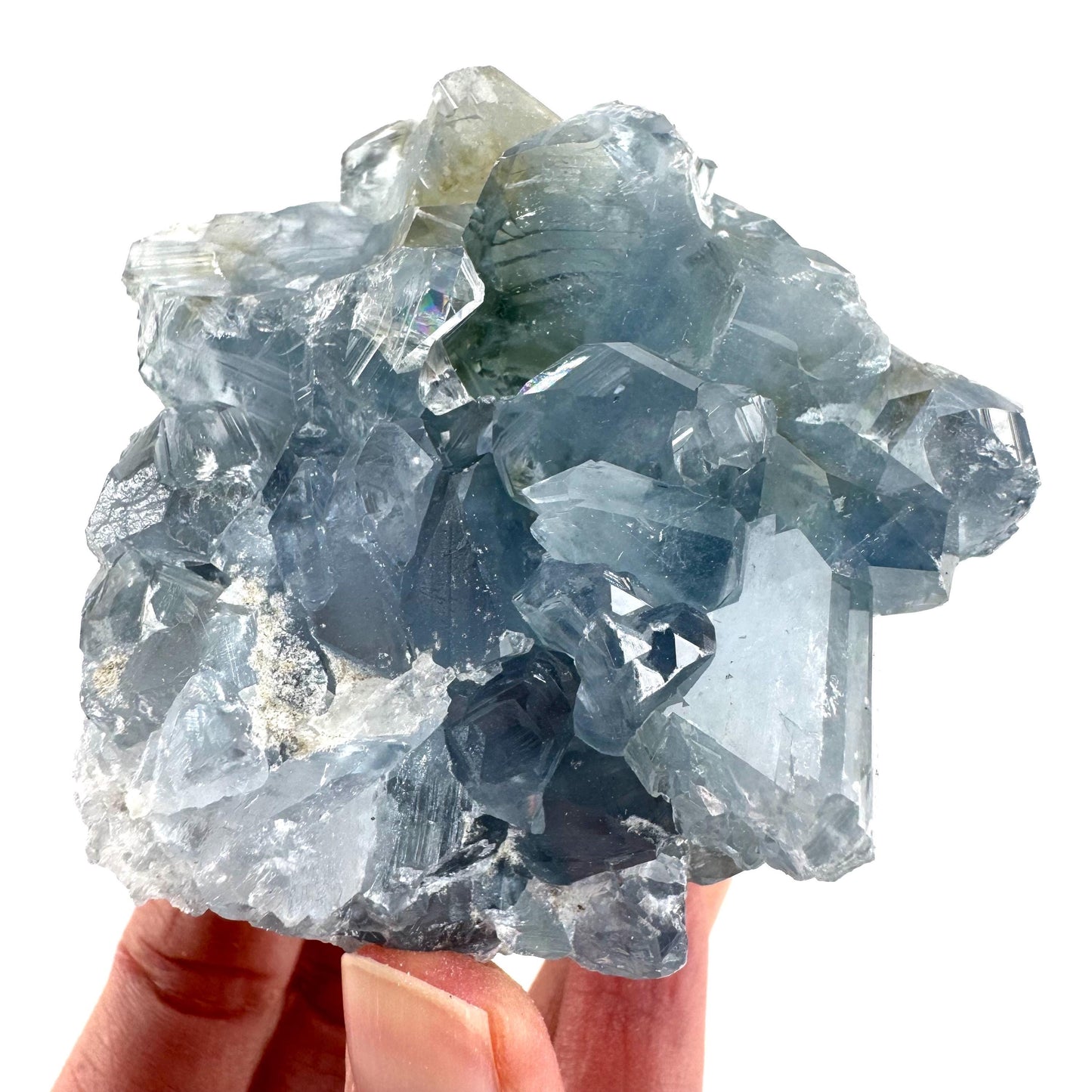 Celestite | natural blue crystal, mineral specimen from Madagascar