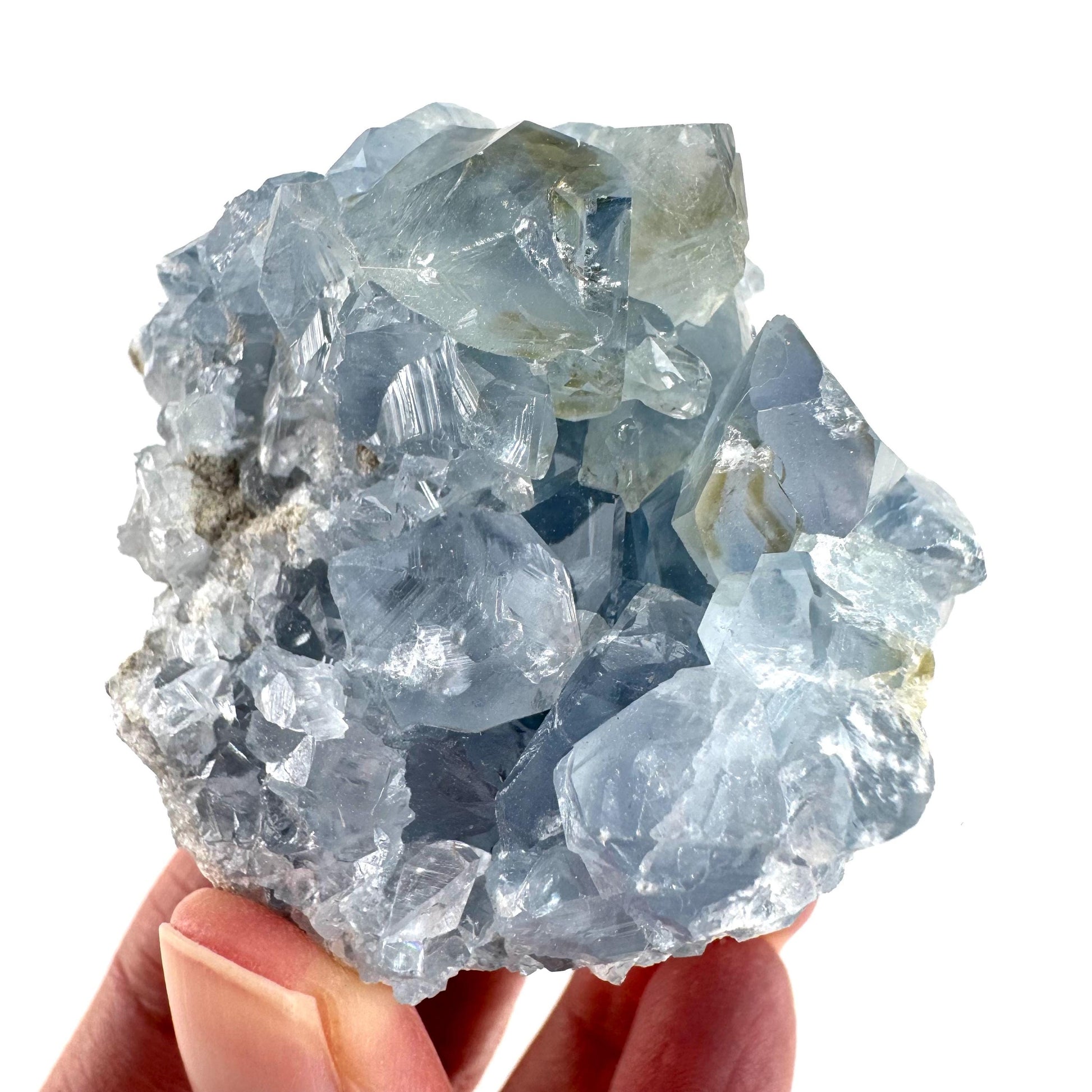 Celestite | natural blue crystal, mineral specimen from Madagascar