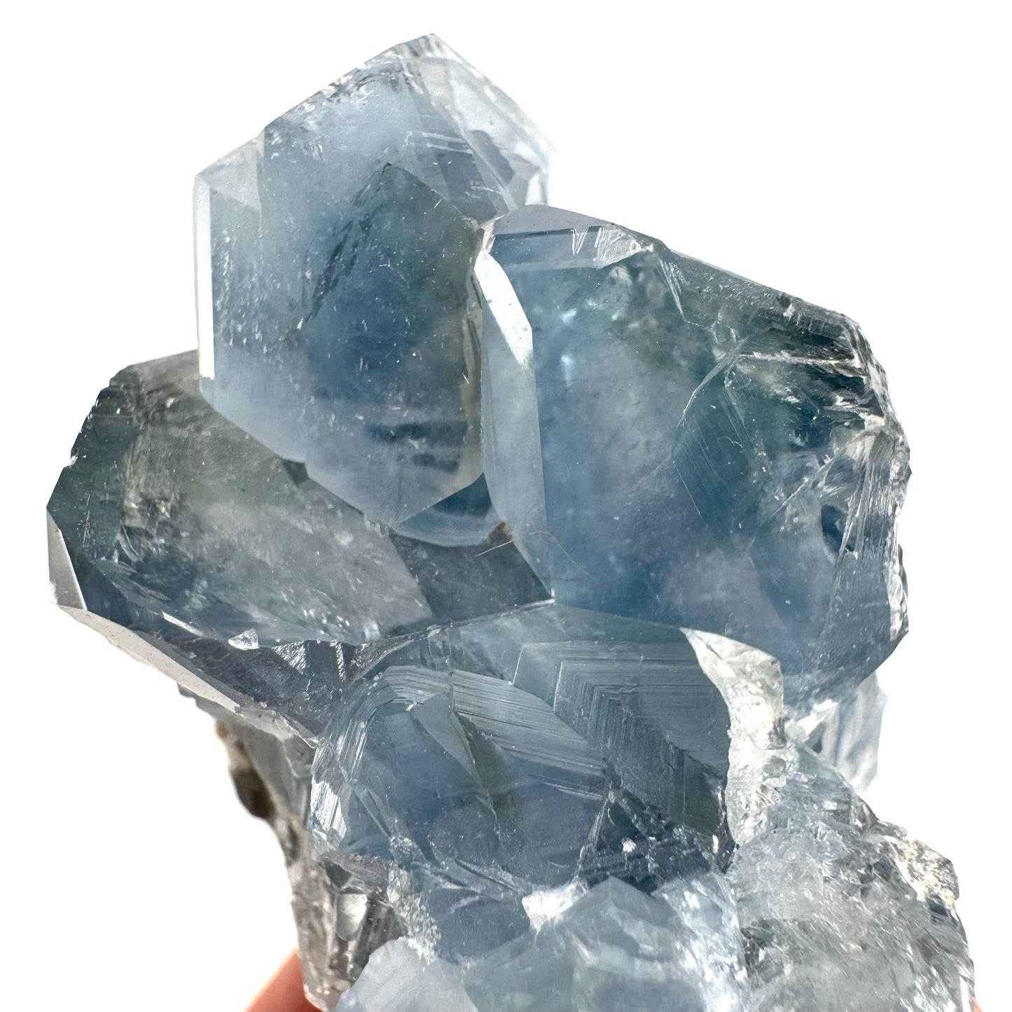 Celestite | natural blue crystal, mineral specimen from Madagascar