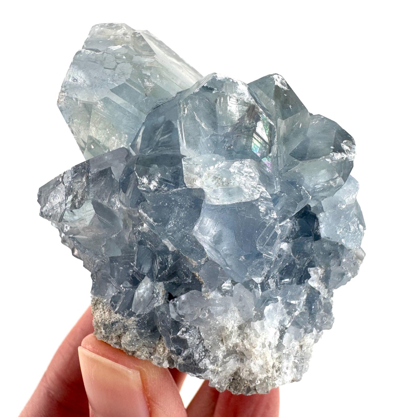Celestite | natural blue crystal, mineral specimen from Madagascar