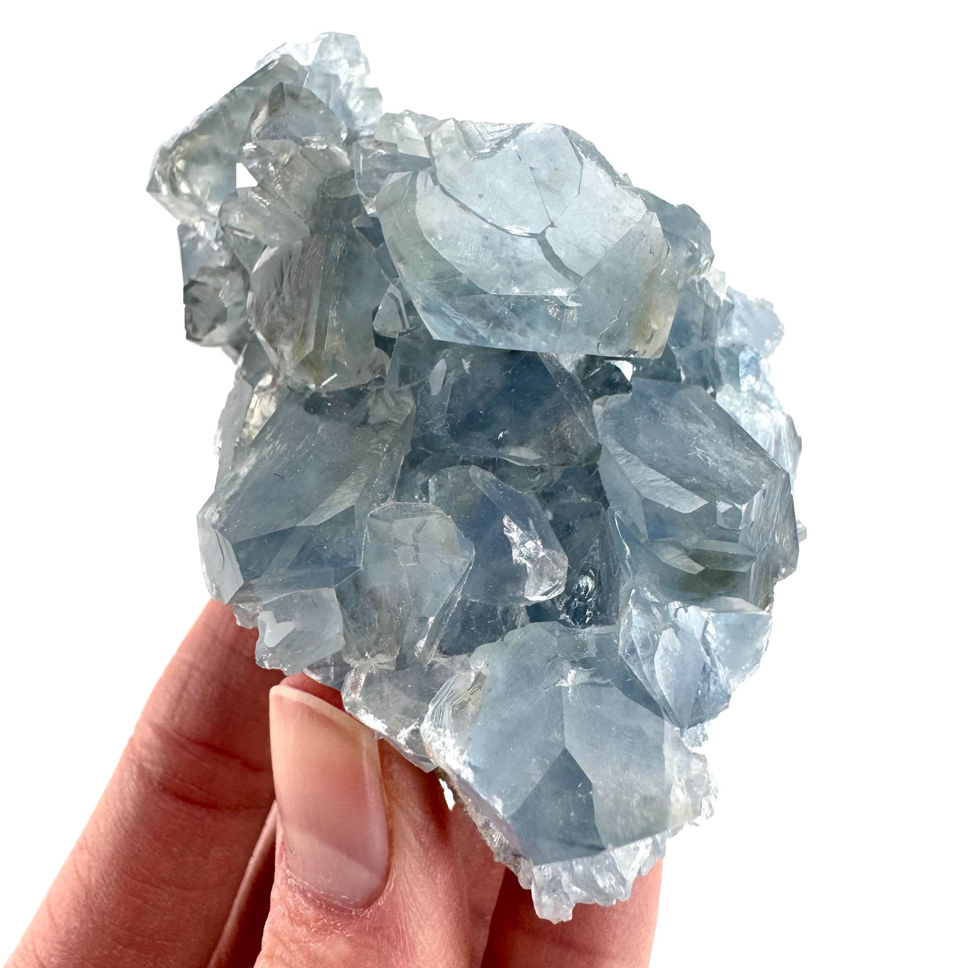 Celestite | natural blue crystal, mineral specimen from Madagascar