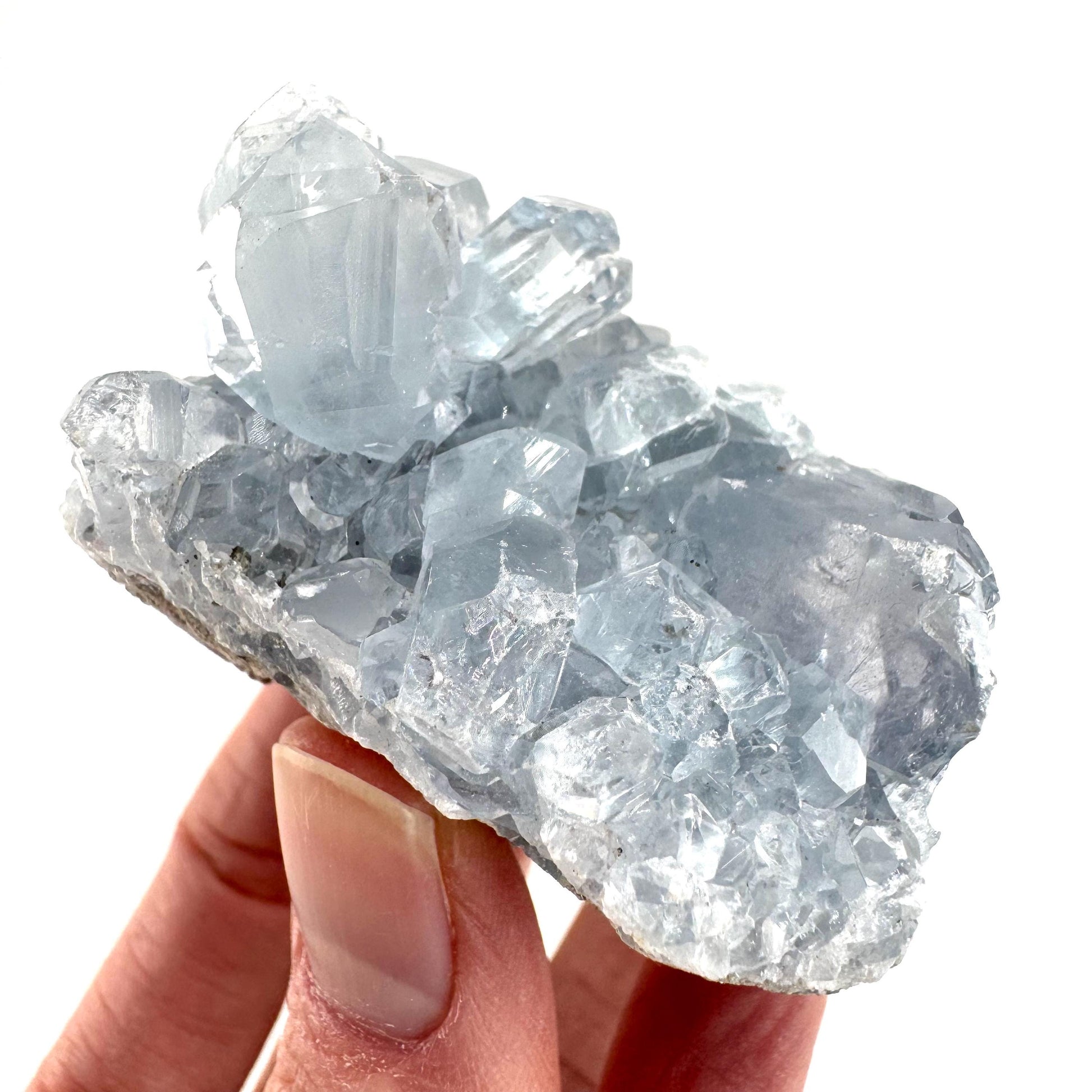 Celestite | natural blue crystal, mineral specimen from Madagascar