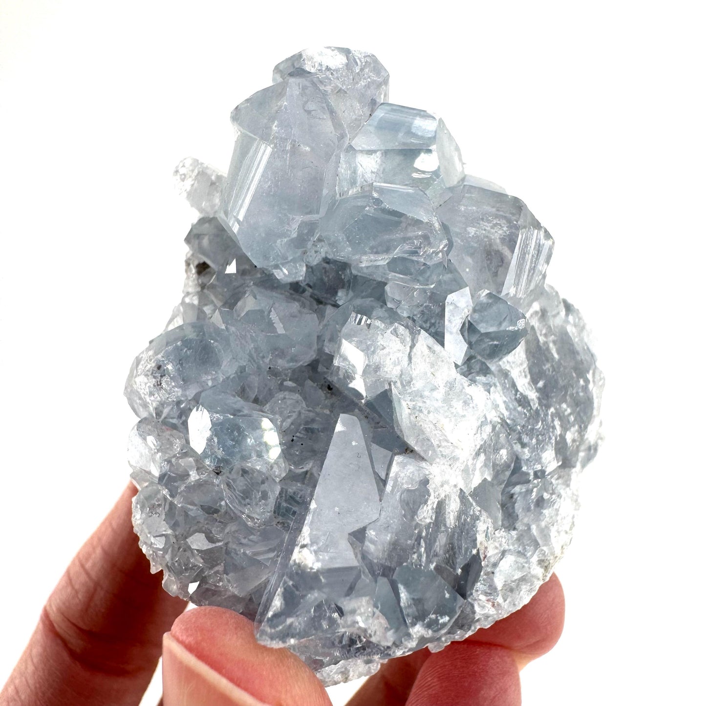 Celestite | natural blue crystal, mineral specimen from Madagascar