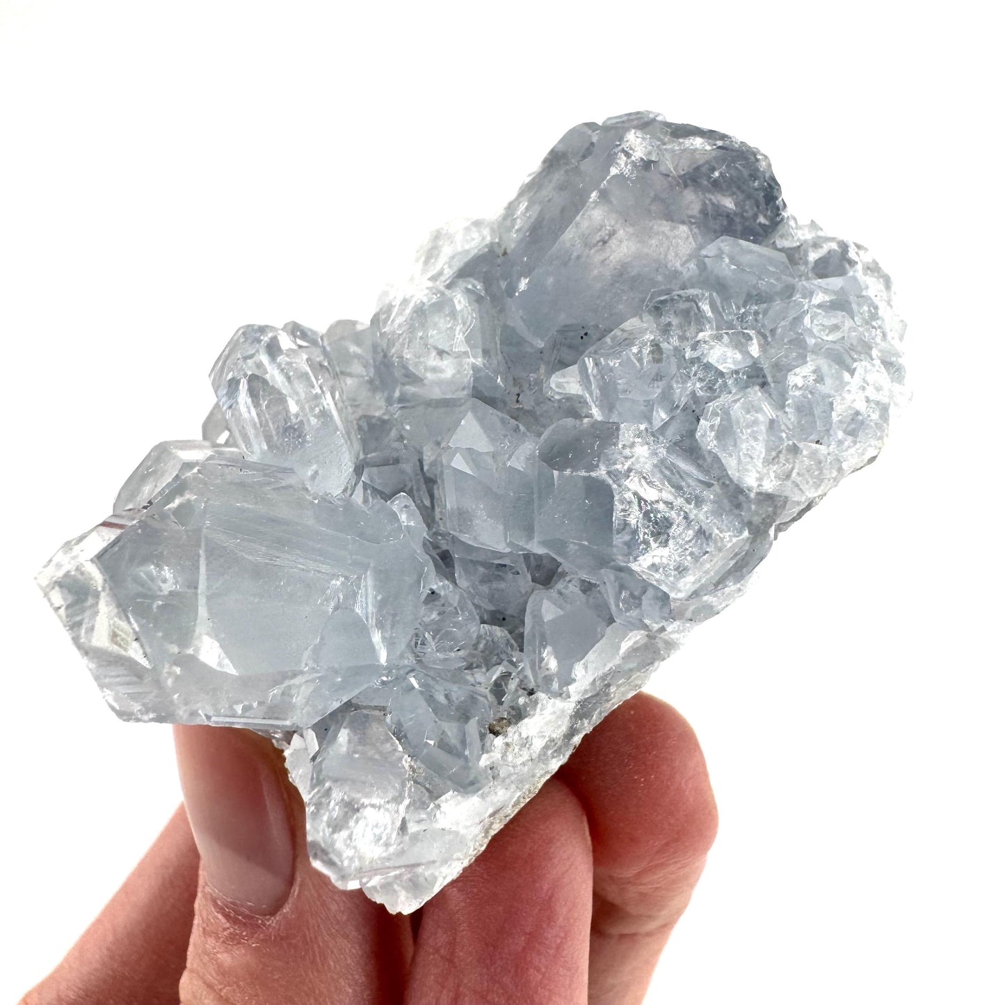 Celestite | natural blue crystal, mineral specimen from Madagascar