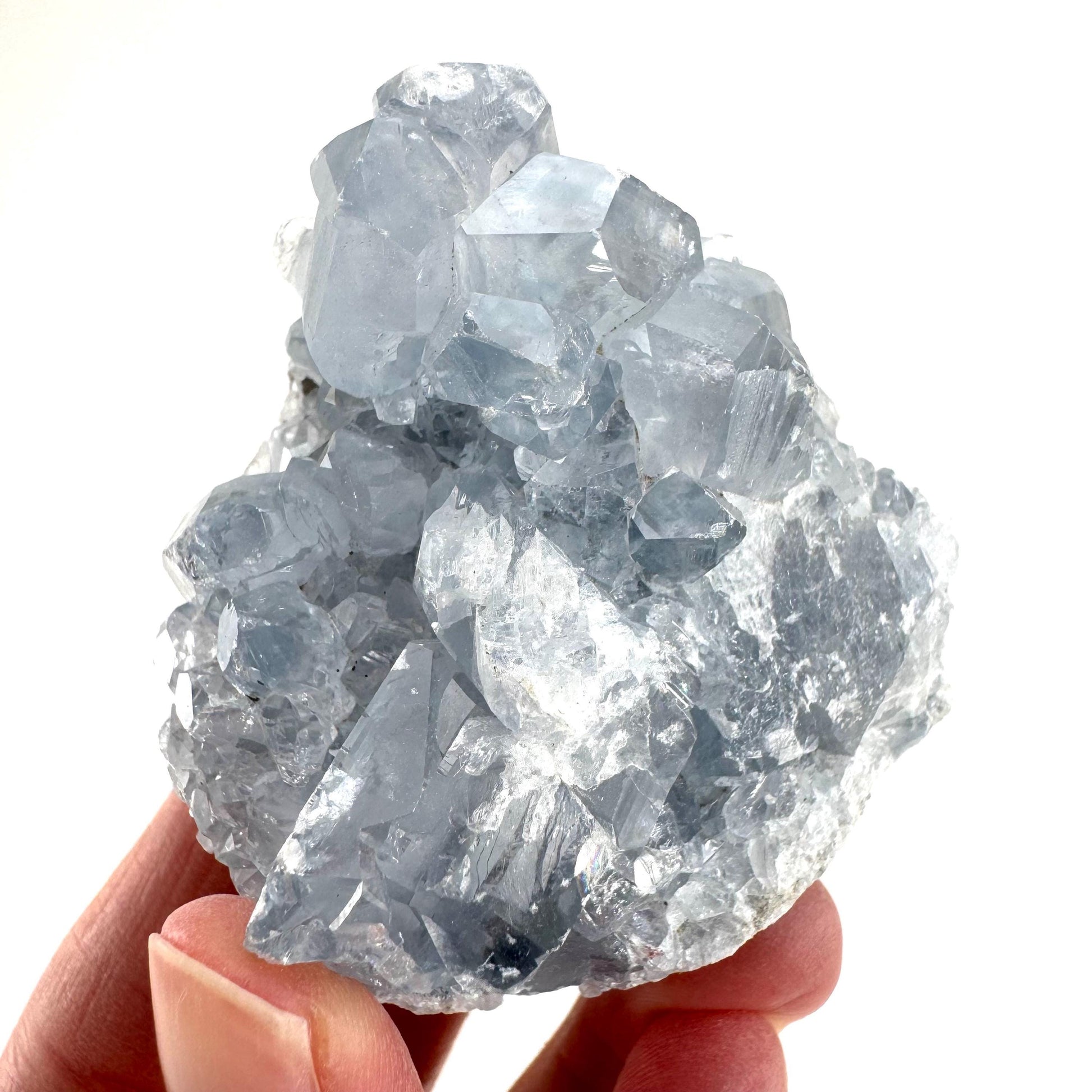 Celestite | natural blue crystal, mineral specimen from Madagascar