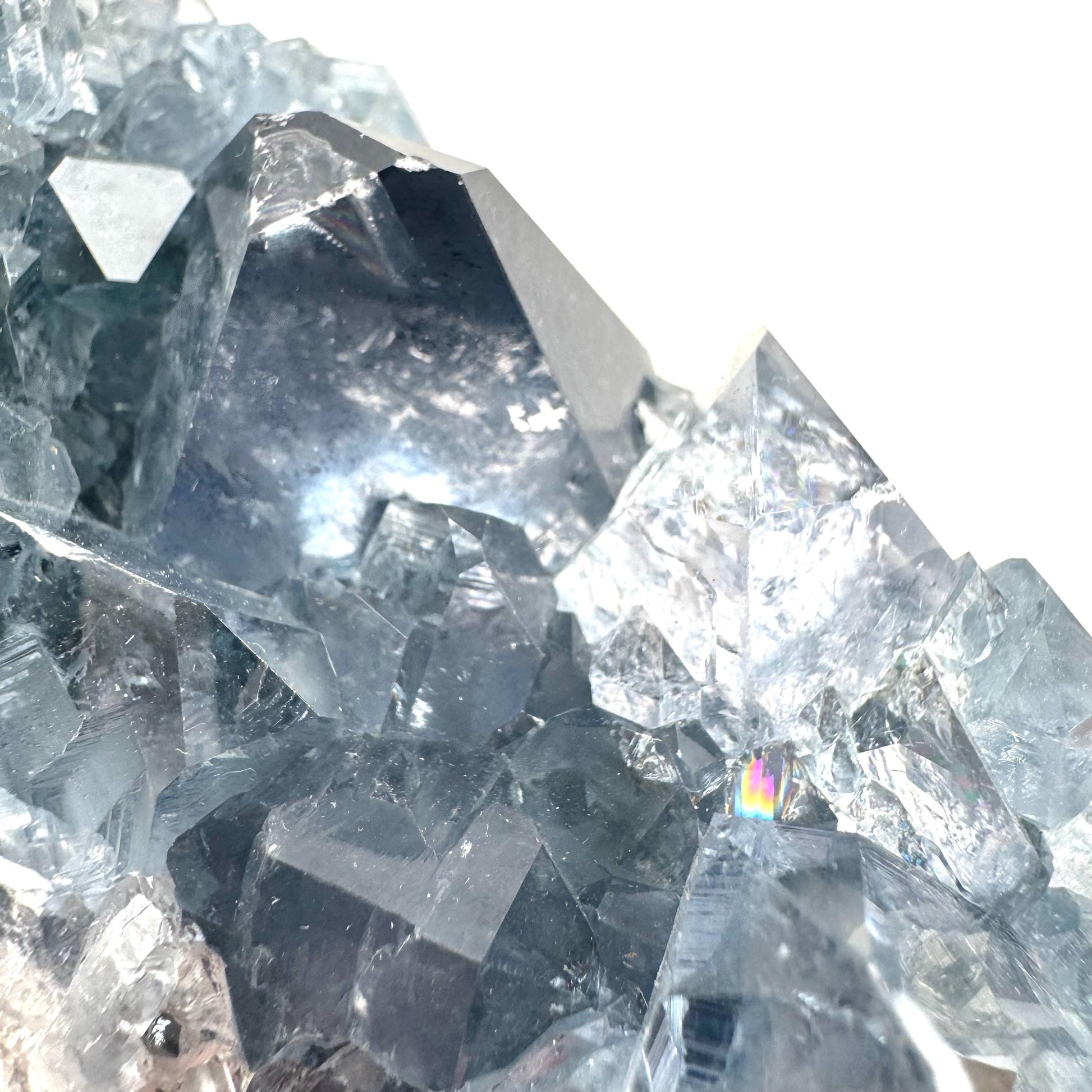 Celestite | natural blue crystal, mineral specimen from Madagascar