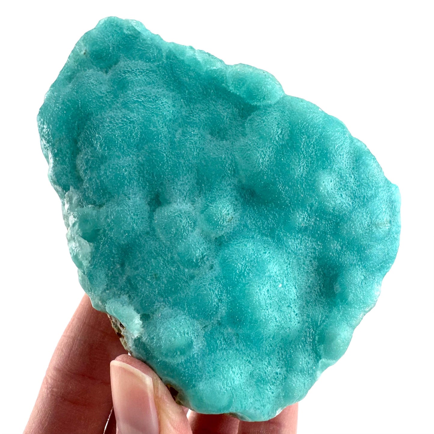 Blue Aragonite | natural crystal cluster, mineral specimen