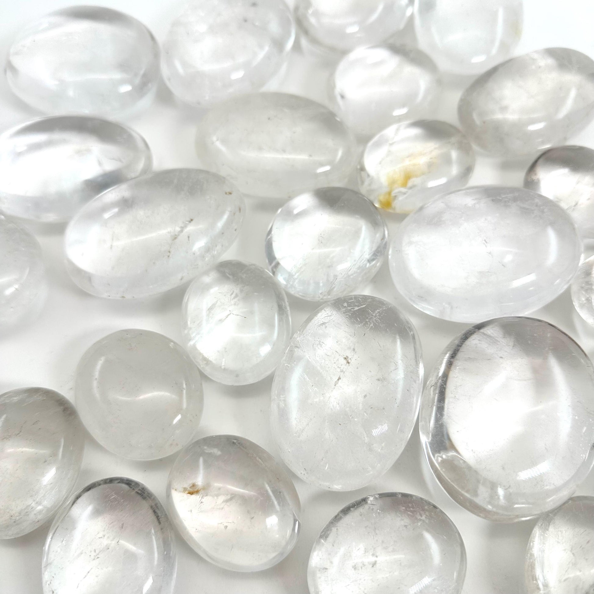 Madagascar Quartz palm stone, quartz palmstone, polished quartz, quartz crystal