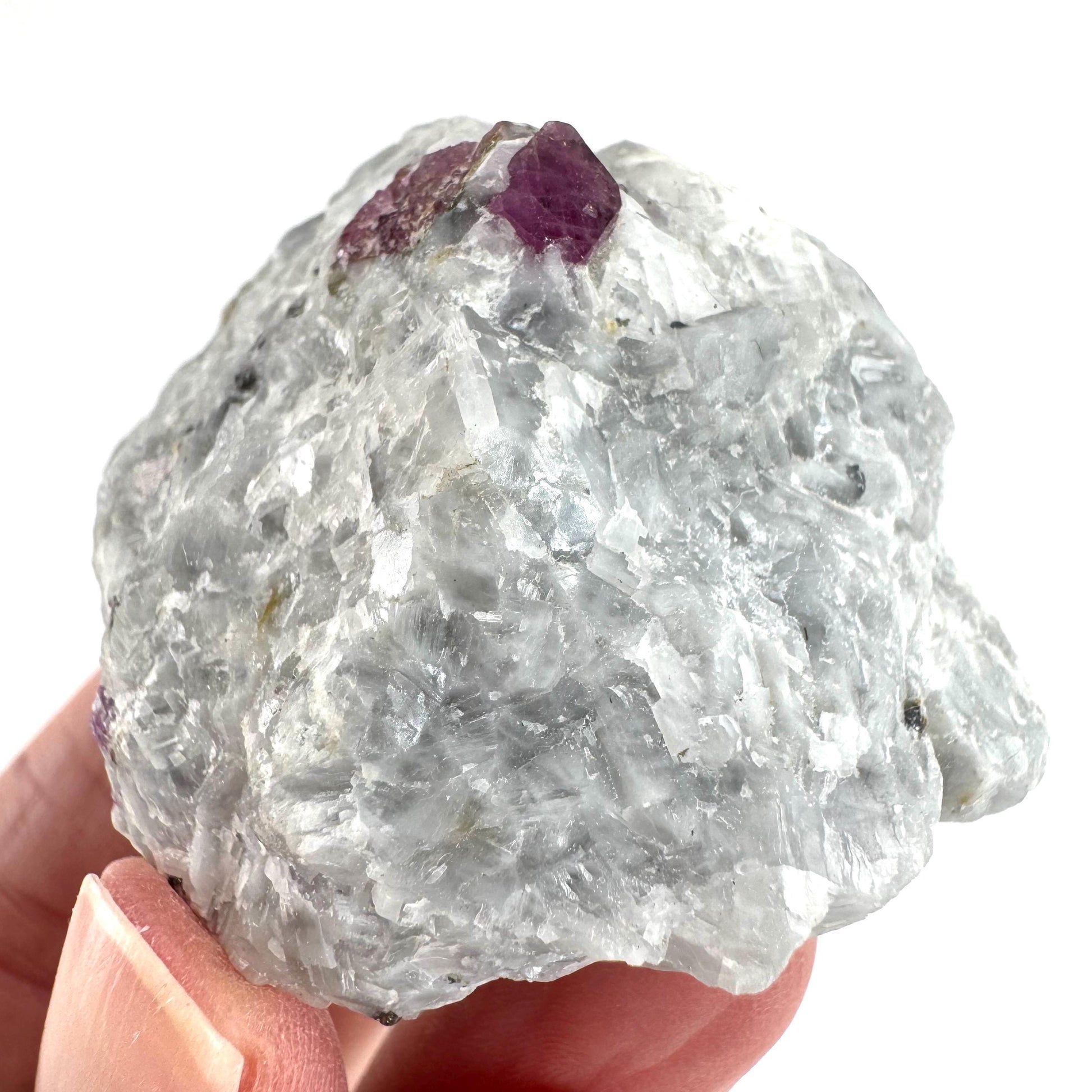 Ruby on Matrix | Natural crystal cluster, UV reactive, raw mineral specimen from Pakistan