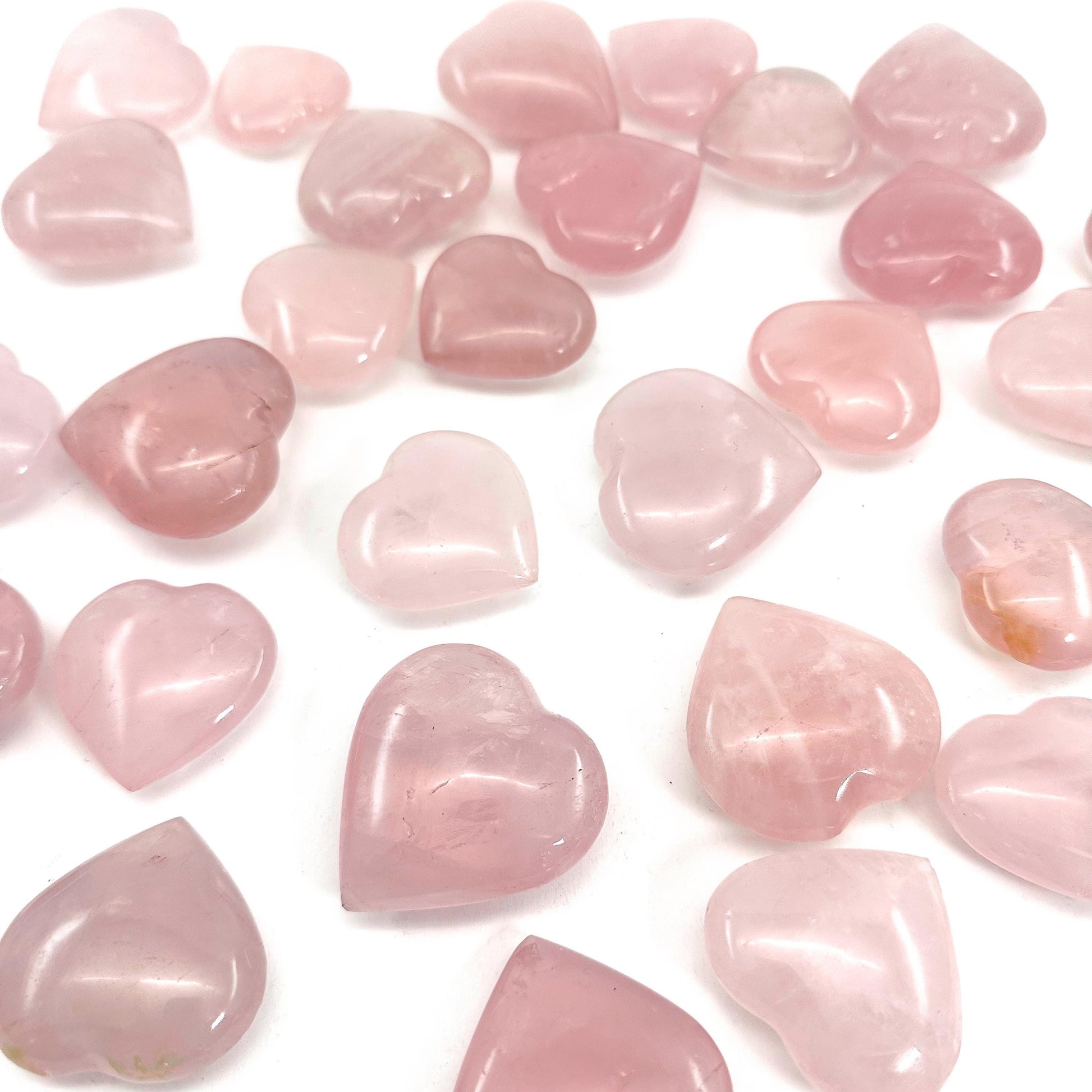 Rose Quartz Heart | Polished Pink Crystal (Heart Chakra)