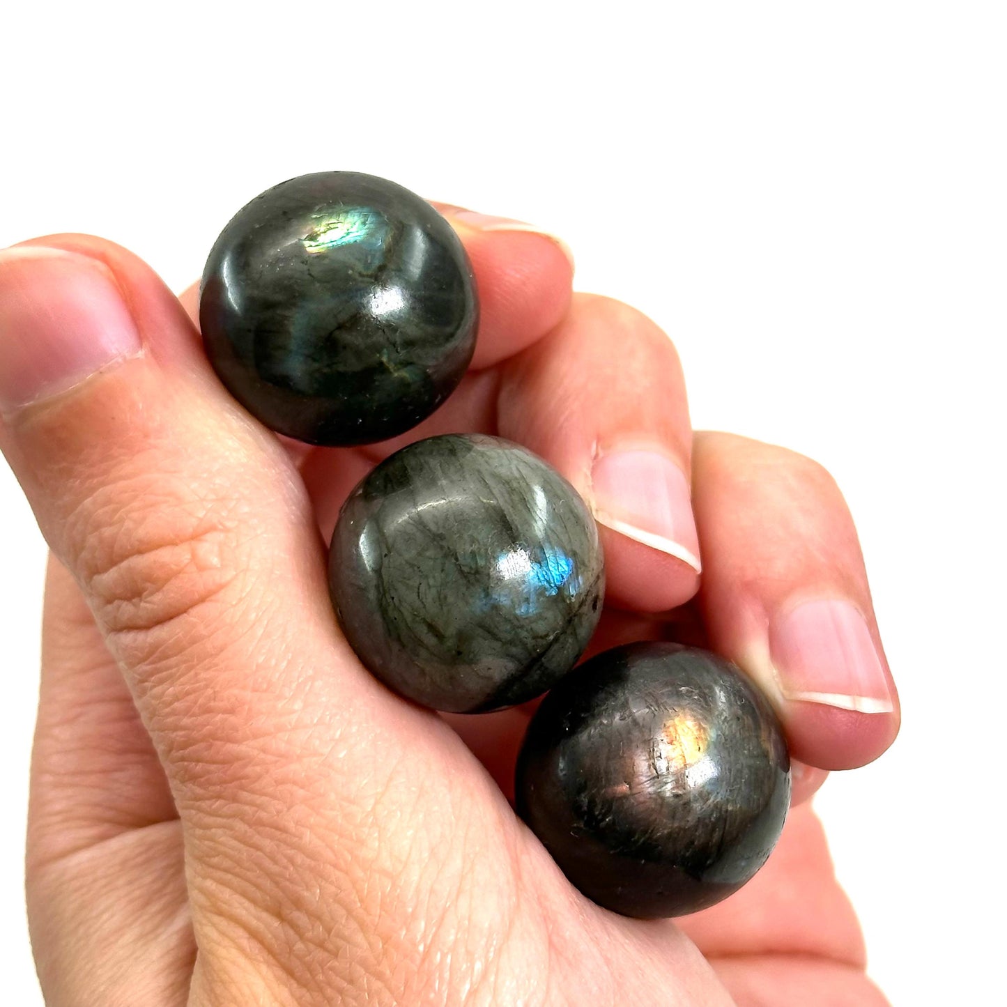 Mini labradorite sphere, labradorite ball, crystal sphere, polished labradorite, flashy labradorite
