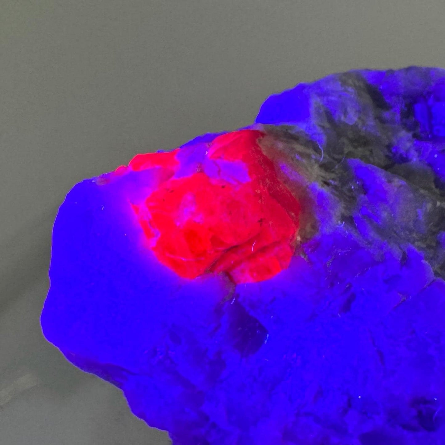 Ruby on Matrix | Natural crystal cluster, UV reactive, raw mineral specimen from Pakistan