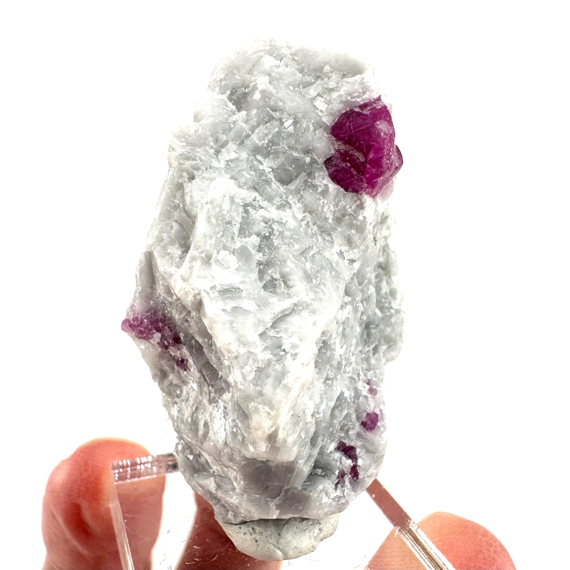 Ruby on Matrix | Natural crystal cluster, UV reactive, raw mineral specimen from Pakistan