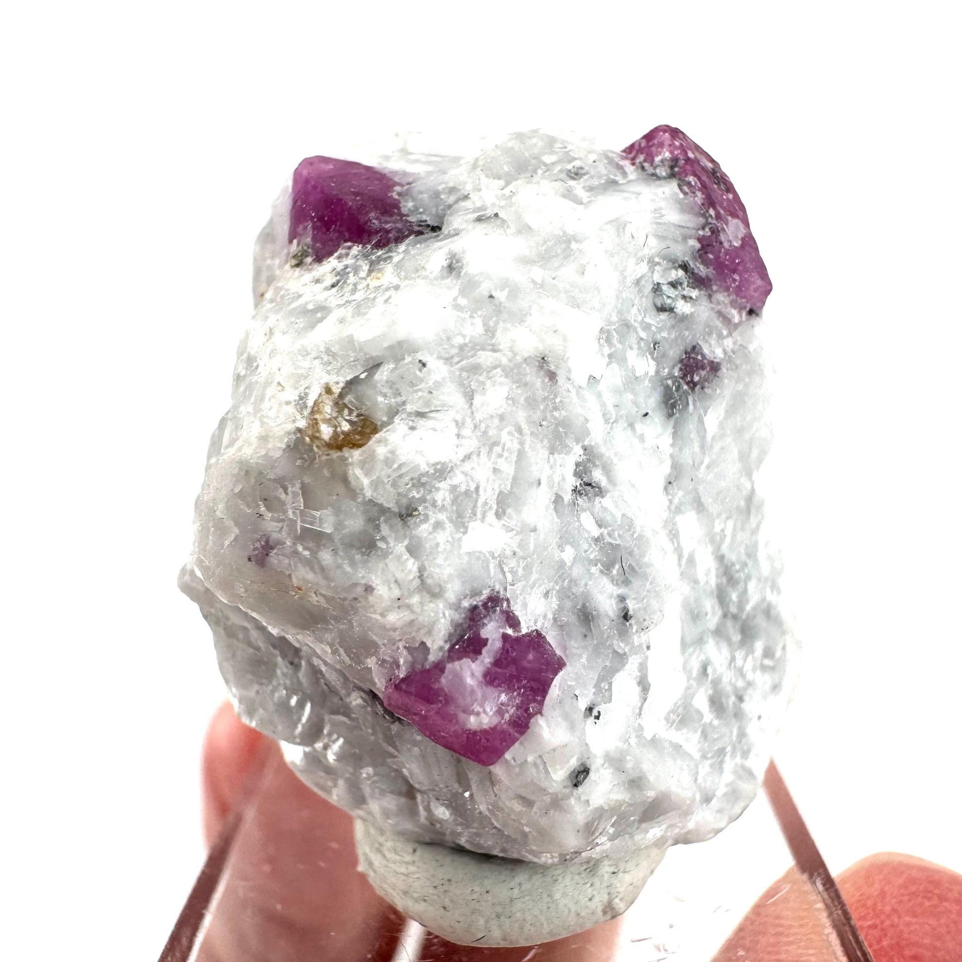 Ruby on Matrix | Natural crystal cluster, UV reactive, raw mineral specimen from Pakistan