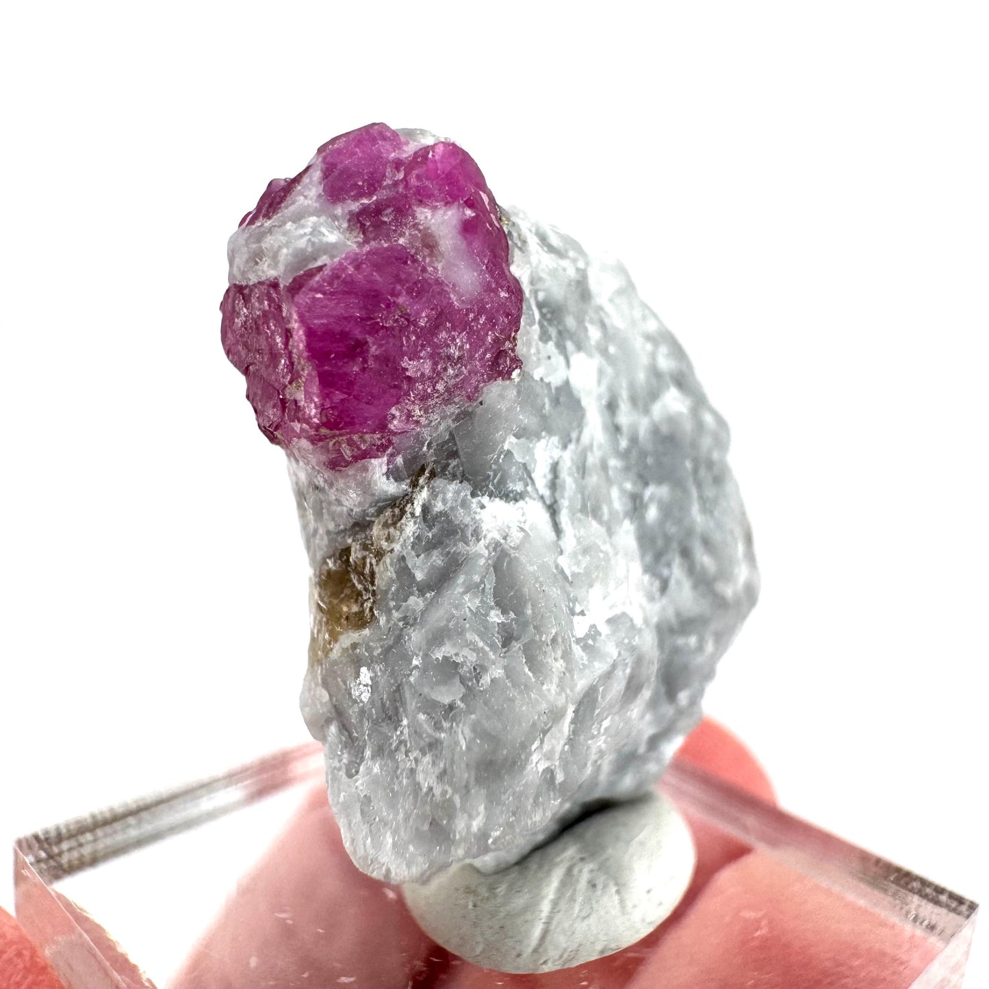 Ruby on Matrix | Natural crystal cluster, UV reactive, raw mineral specimen from Pakistan