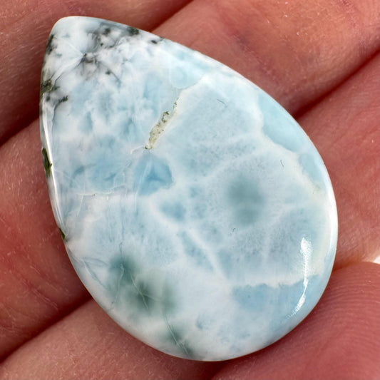Larimar Cabochon | Natural Blue Gemstone