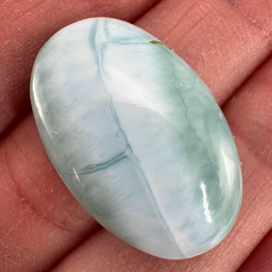 Larimar Cabochon | Natural Blue Gemstone