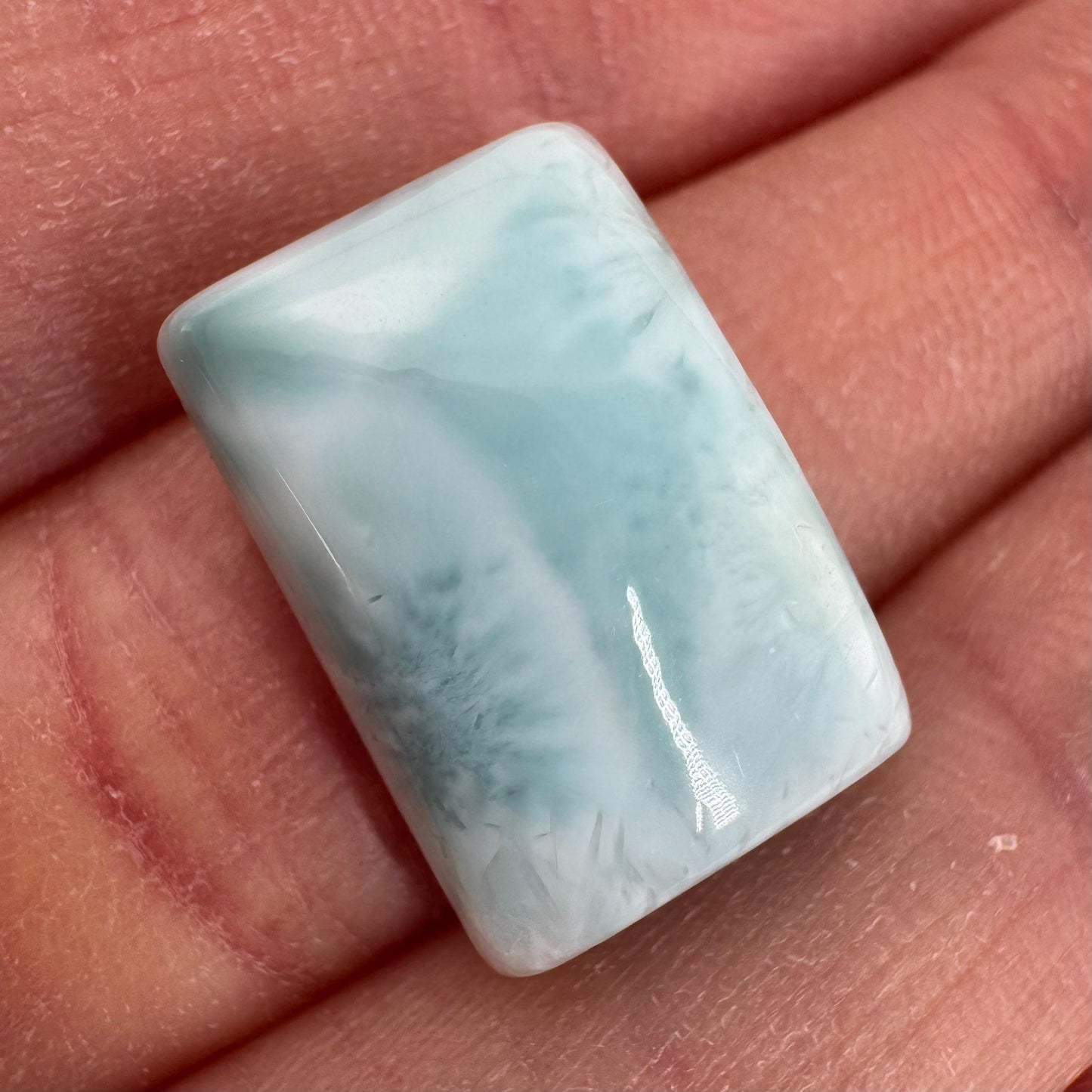 Larimar Cabochon | Natural Blue Gemstone