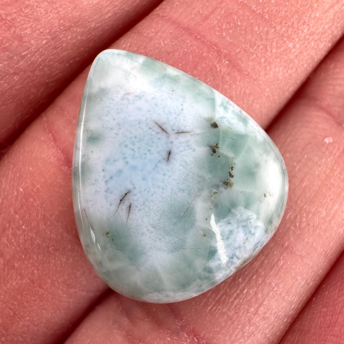 Larimar Cabochon | Natural Blue Gemstone