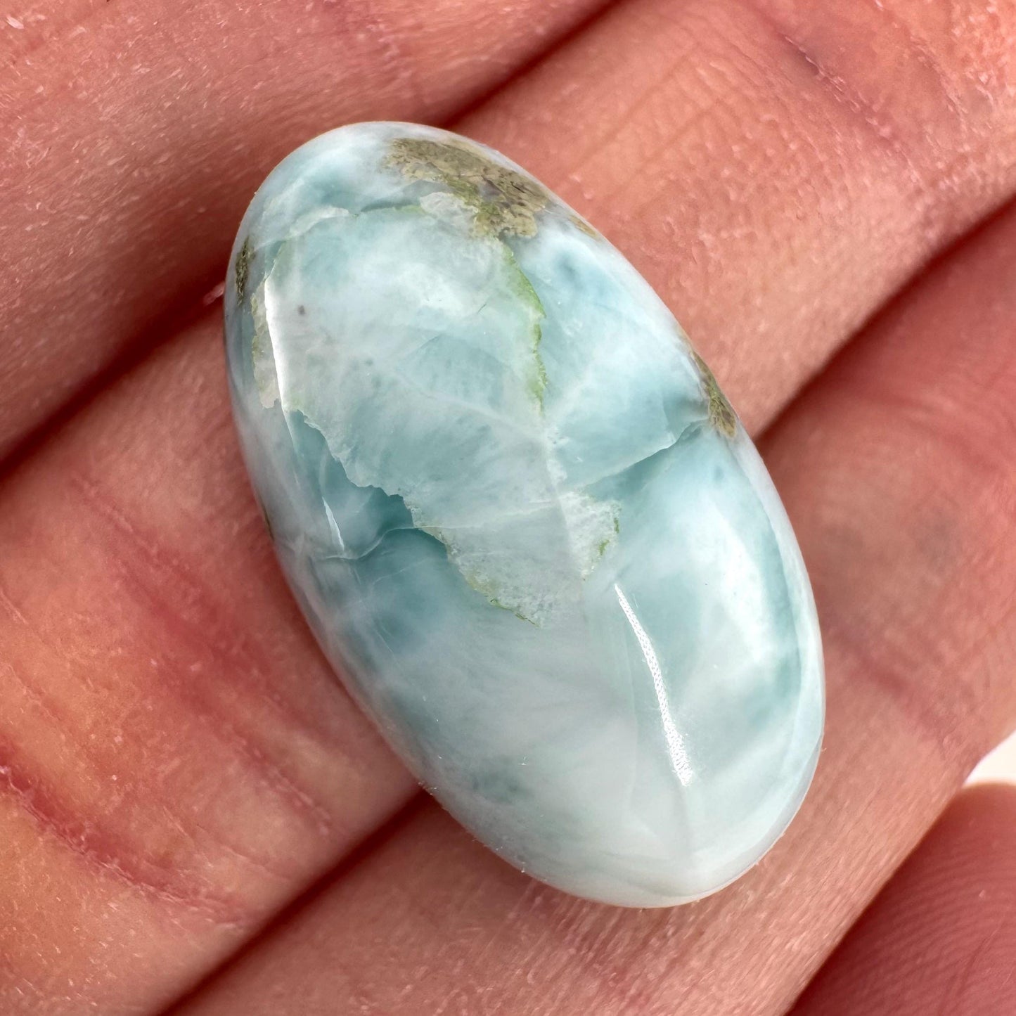 Larimar Cabochon | Natural Blue Gemstone