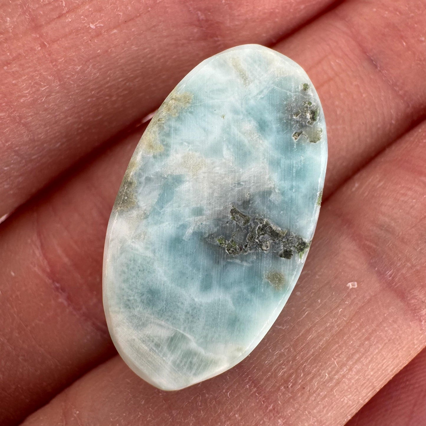 Larimar Cabochon | Natural Blue Gemstone