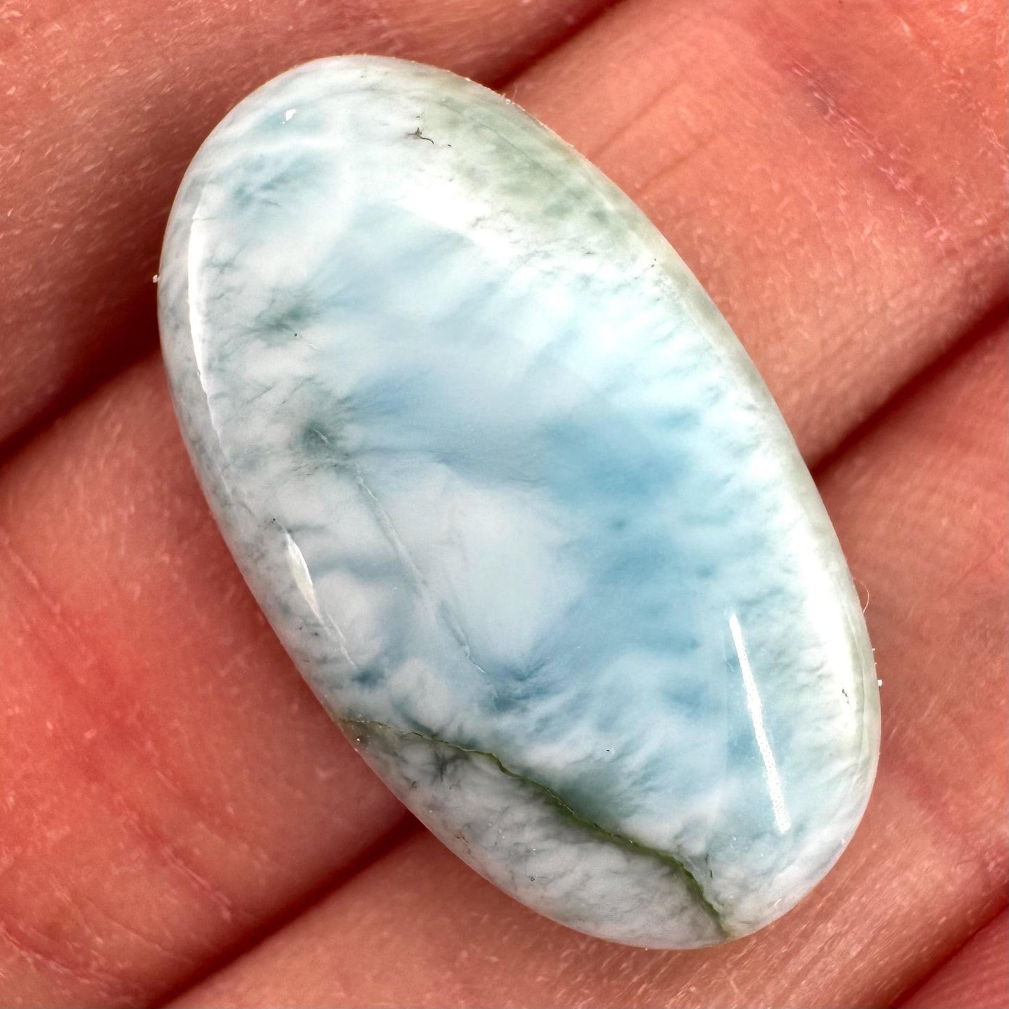 Larimar Cabochon | Natural Blue Gemstone