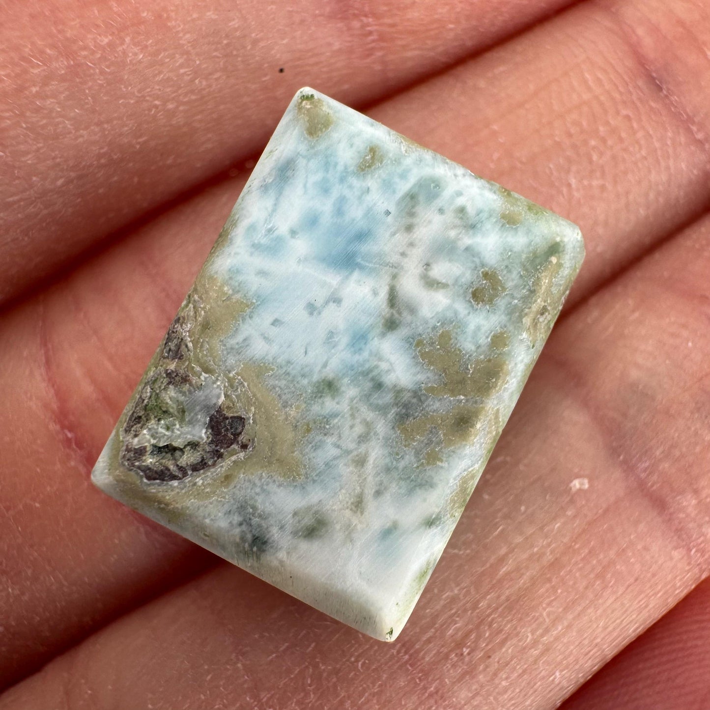 Larimar Cabochon | Natural Blue Gemstone