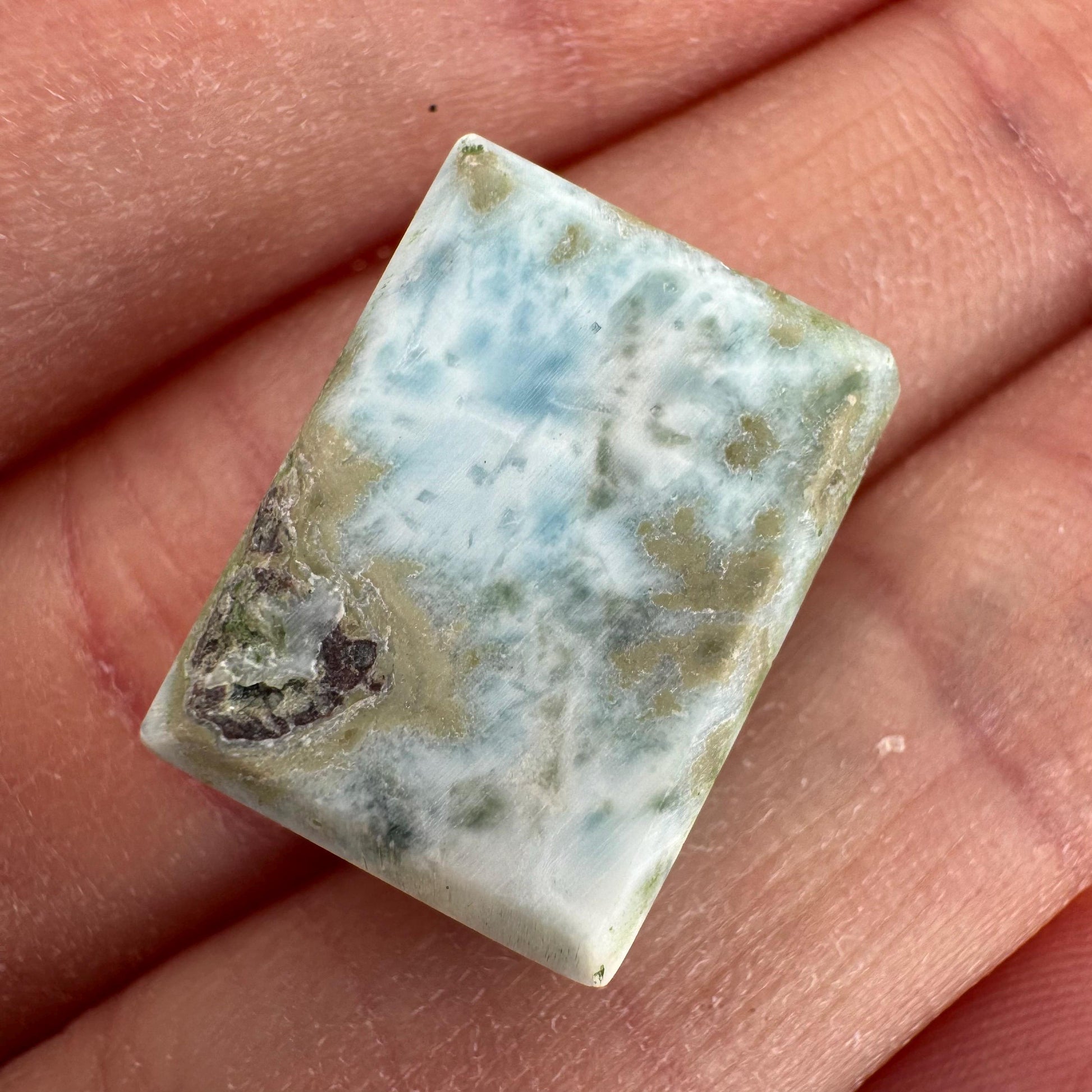 Larimar Cabochon | Natural Blue Gemstone